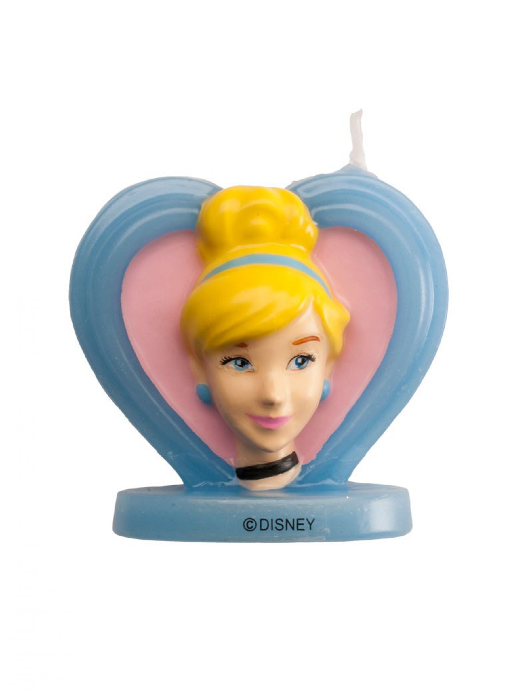 Bougie d'anniversaire 3D Cendrillon 5,5 cm