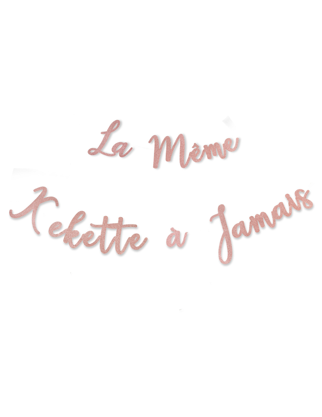Guirlande La même Kekette à Jamais rose gold 220 cm