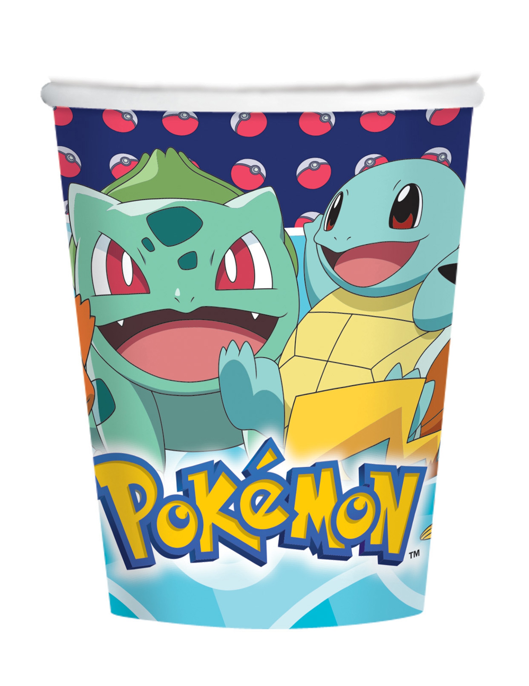 8 Gobelets en carton Pokémon 250 ml