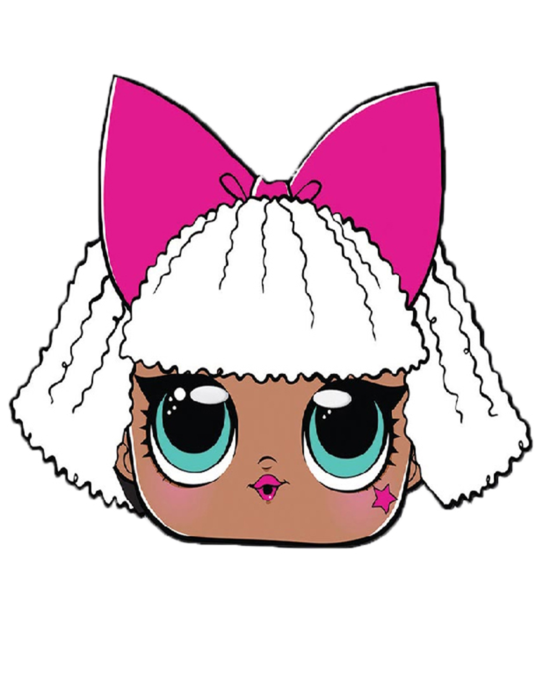 Masque en carton Diva LOL Surprise