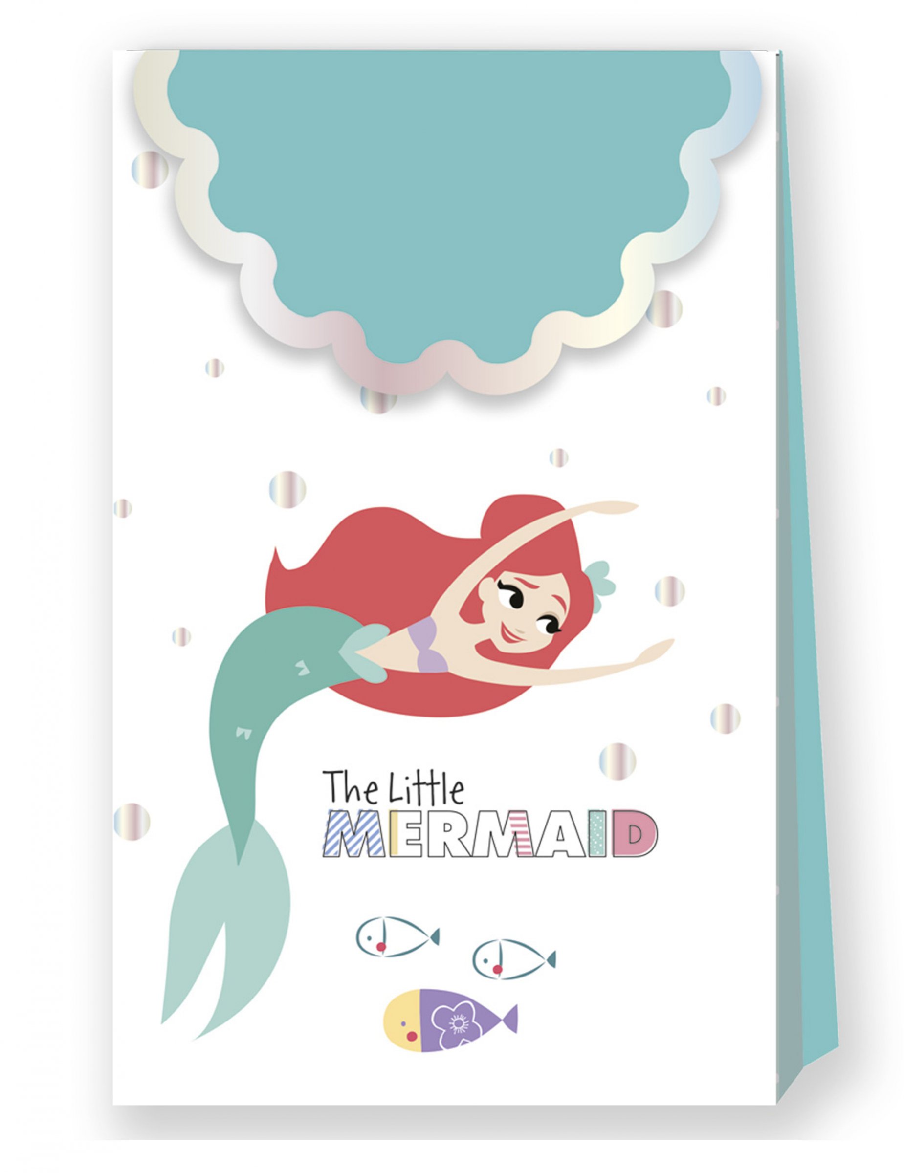 6 sacs cadeaux en carton premium Ariel 21 X 13 cm