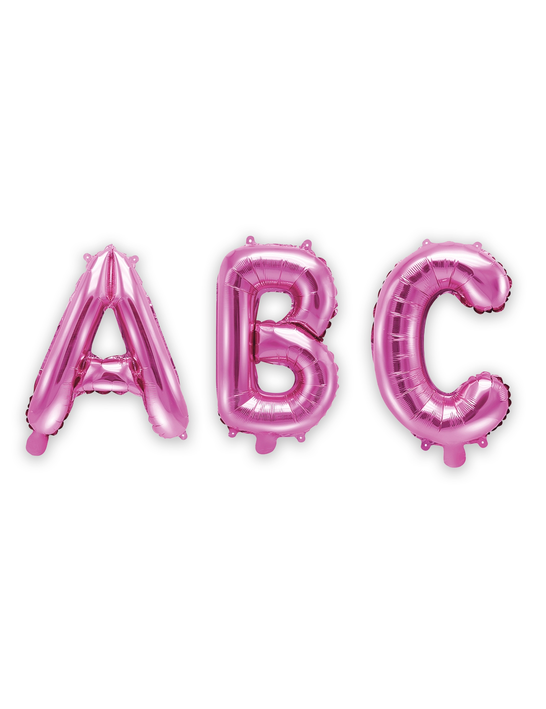 Ballon aluminium lettre fuchsia 35 cm