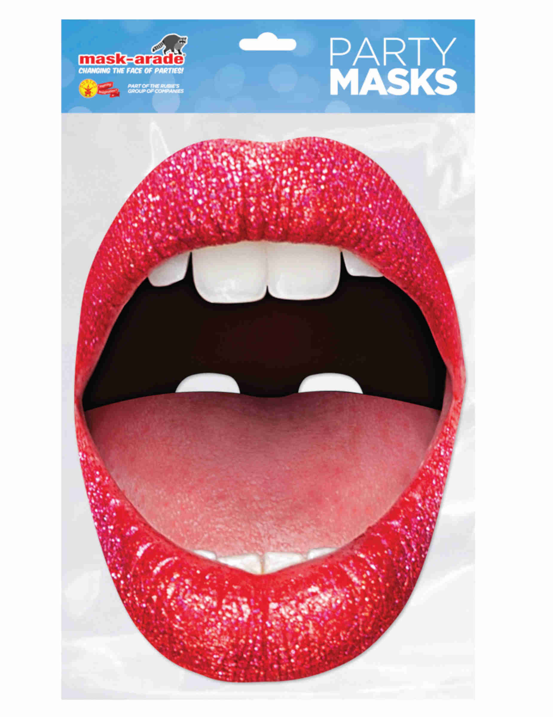 Masque en carton bouche géante adulte