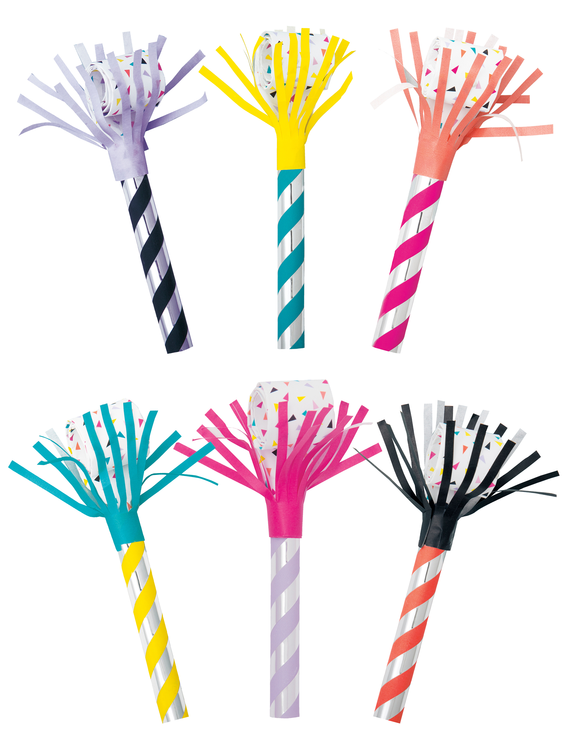 6 Petits sans-gênes colorés