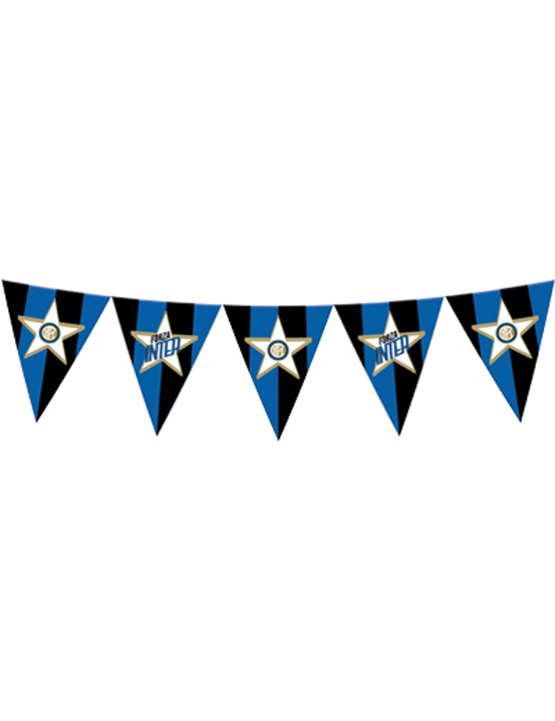 Guirlande de fanions plastique Inter 365 cm