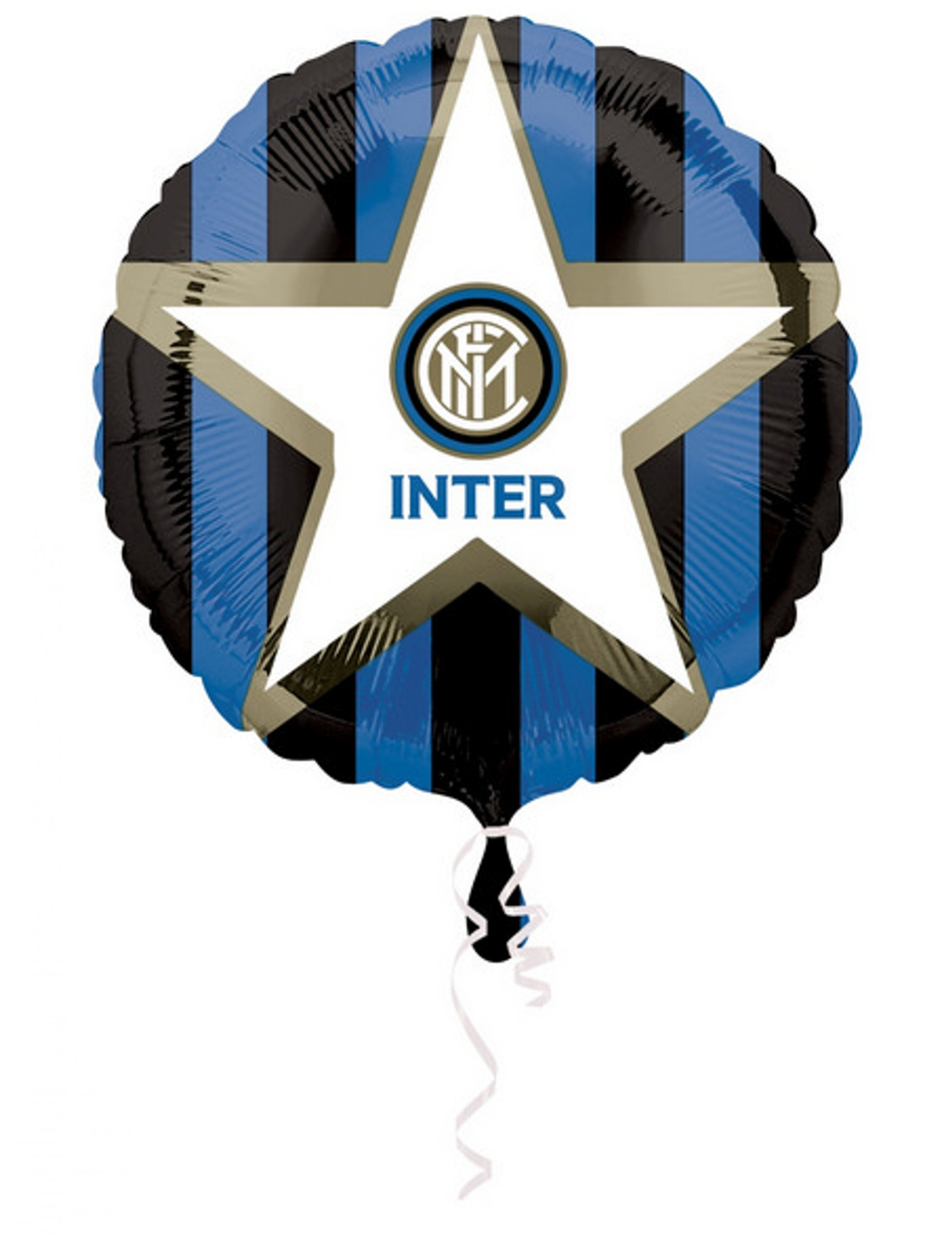 Ballon aluminium rond Inter 43 cm