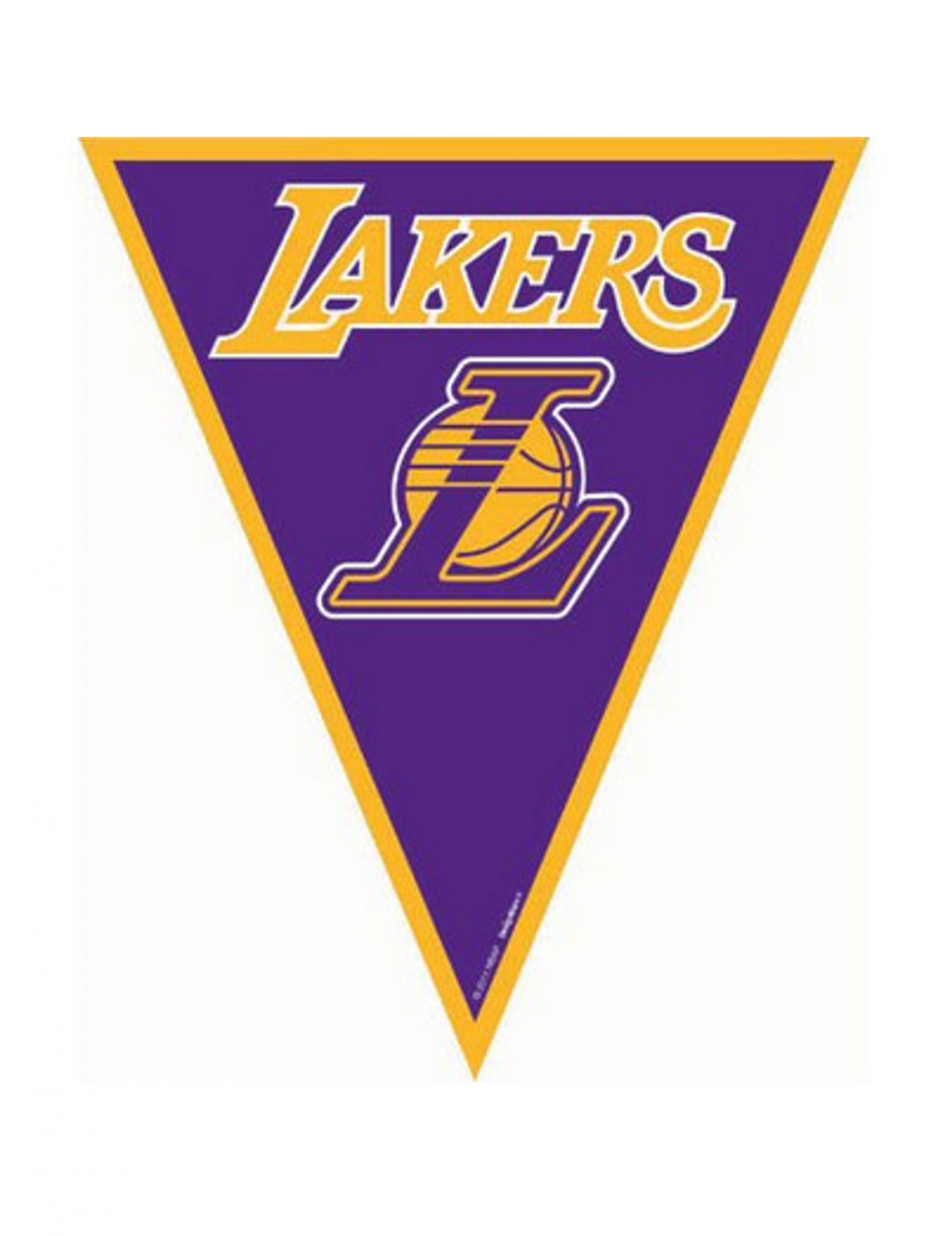 Guirlande fanions Lakers 360 cm