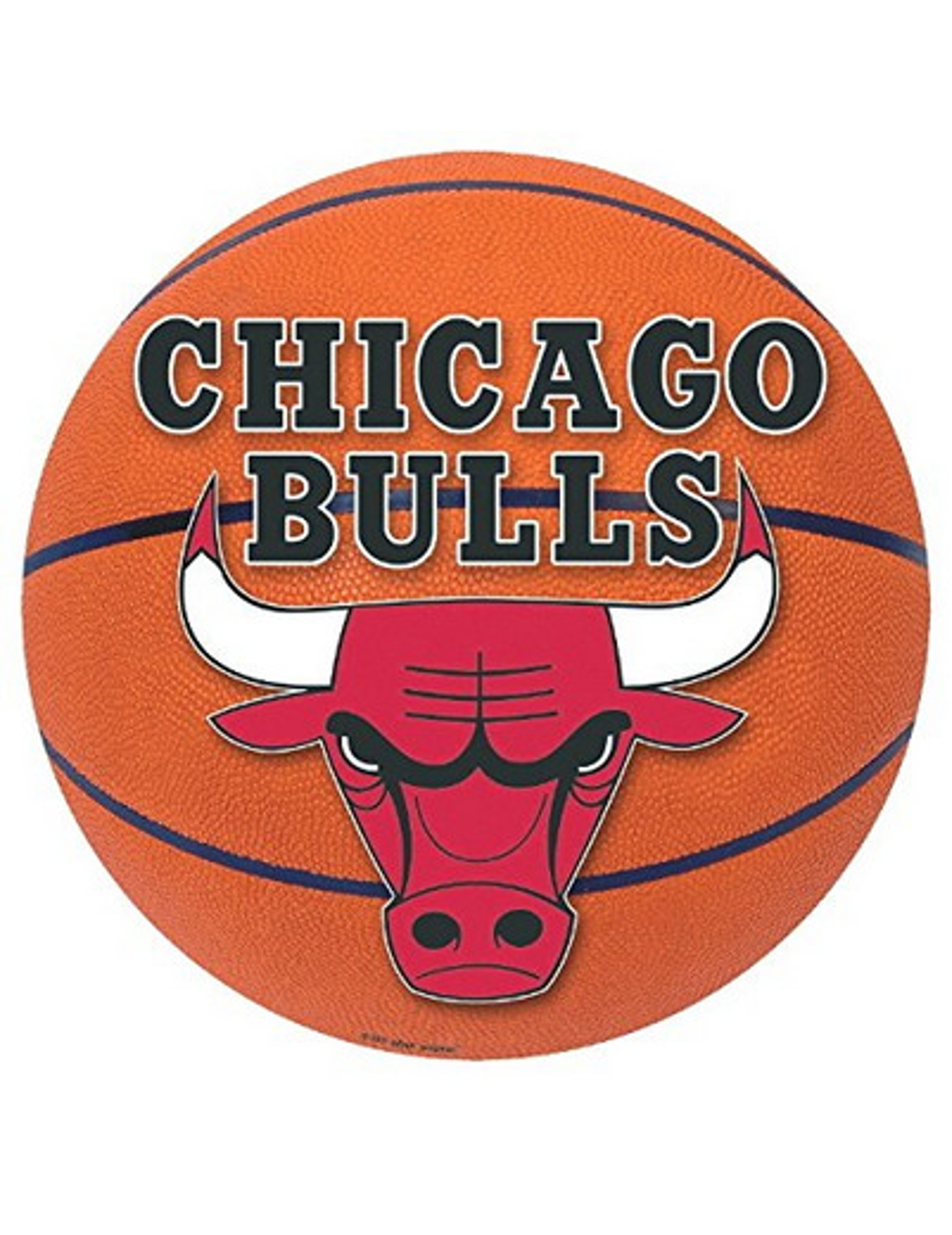 Décoration en carton Chicago Bulls 30 cm