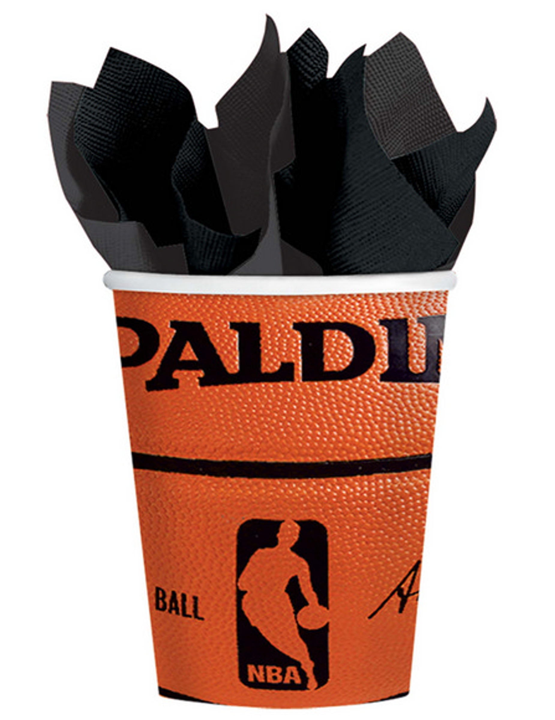 18 Gobelets en carton NBA Spalding 266 ml