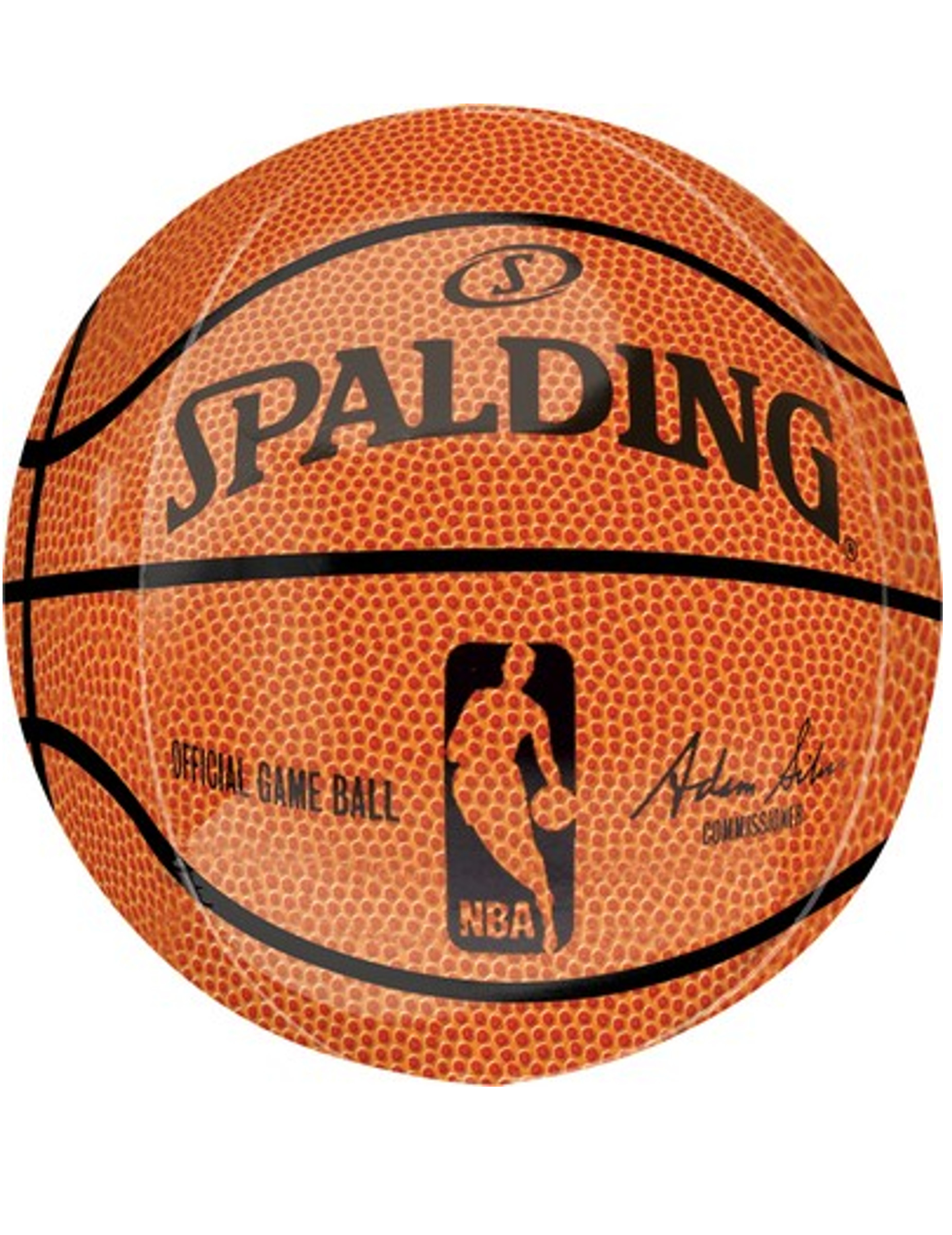 Ballon aluminium NBA Spalding 38 x 40 cm