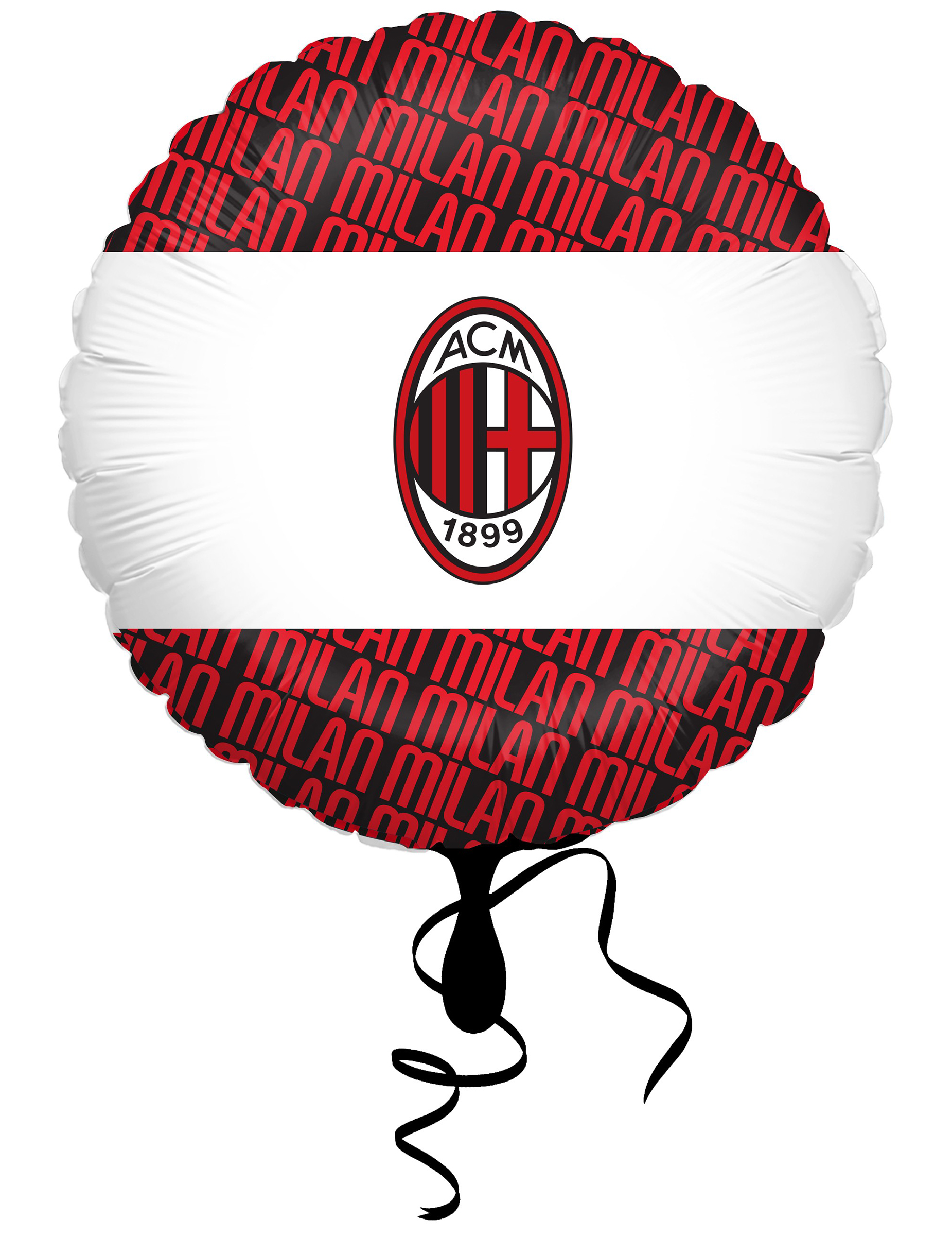 Ballon aluminium rond AC Milan 43 cm