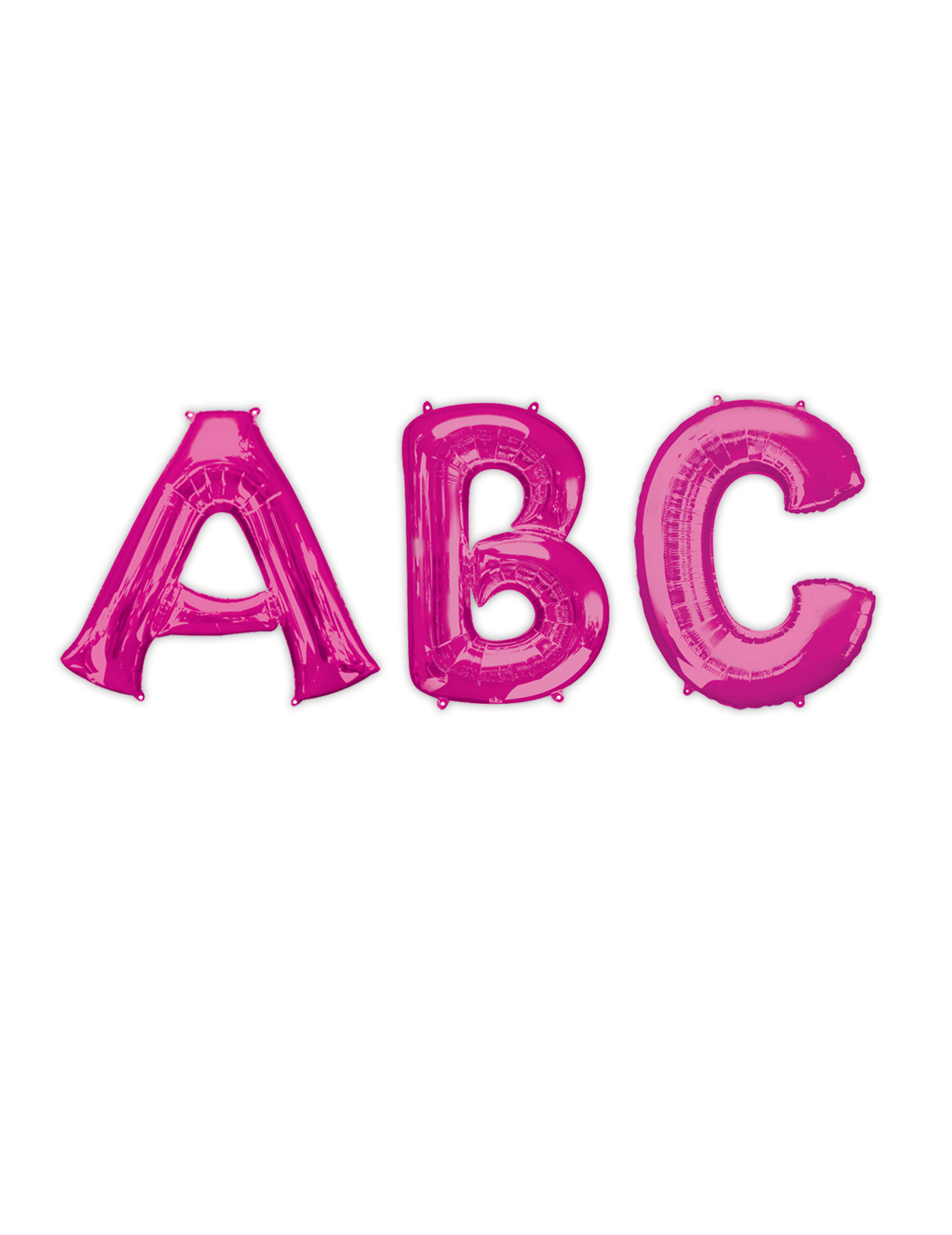 Ballon aluminium lettre fuchsia 81 cm