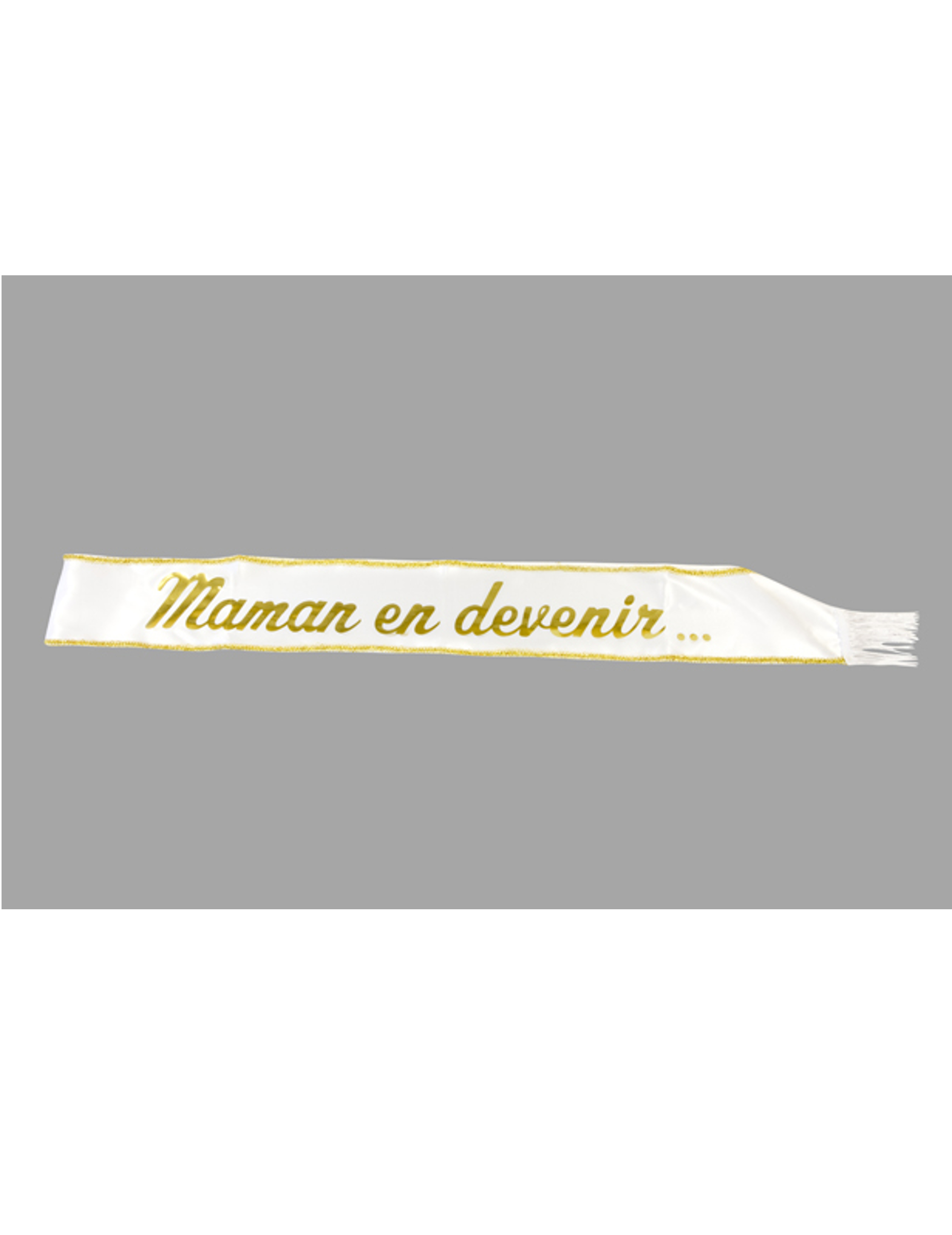 Echarpe en satin Maman en devenir 75 x 9,5 cm