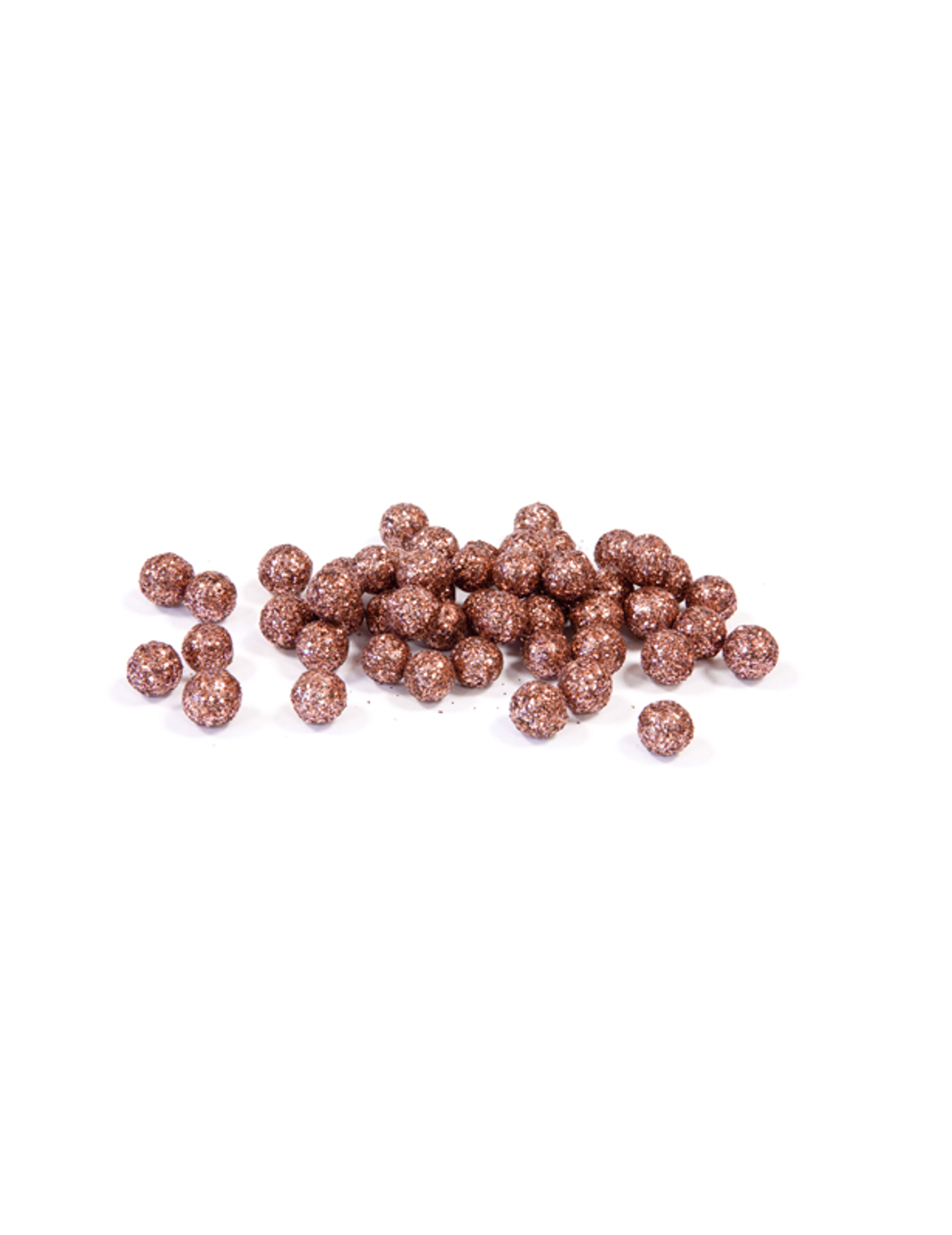 Mini boules pailletées rose gold 8 mm 10 gr
