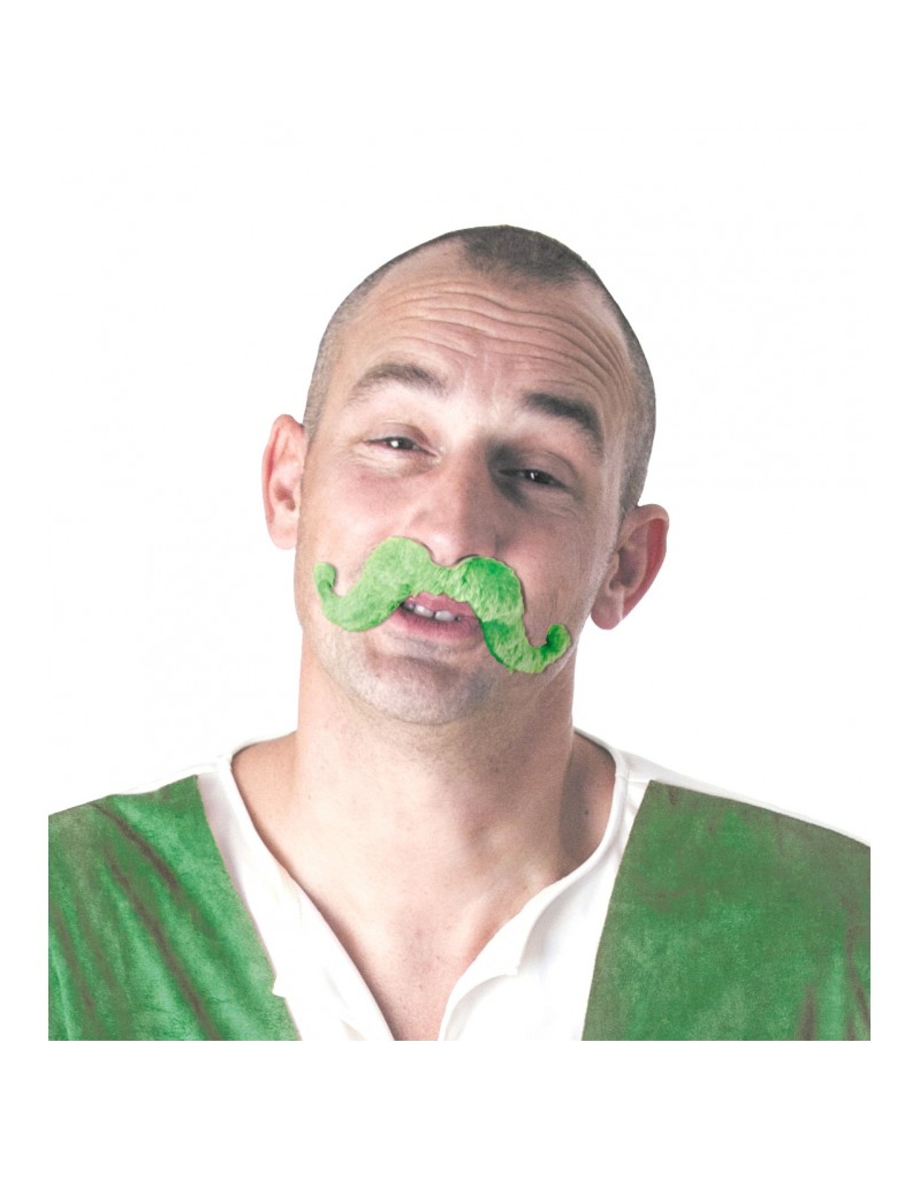 Moustache st pat' verte adulte