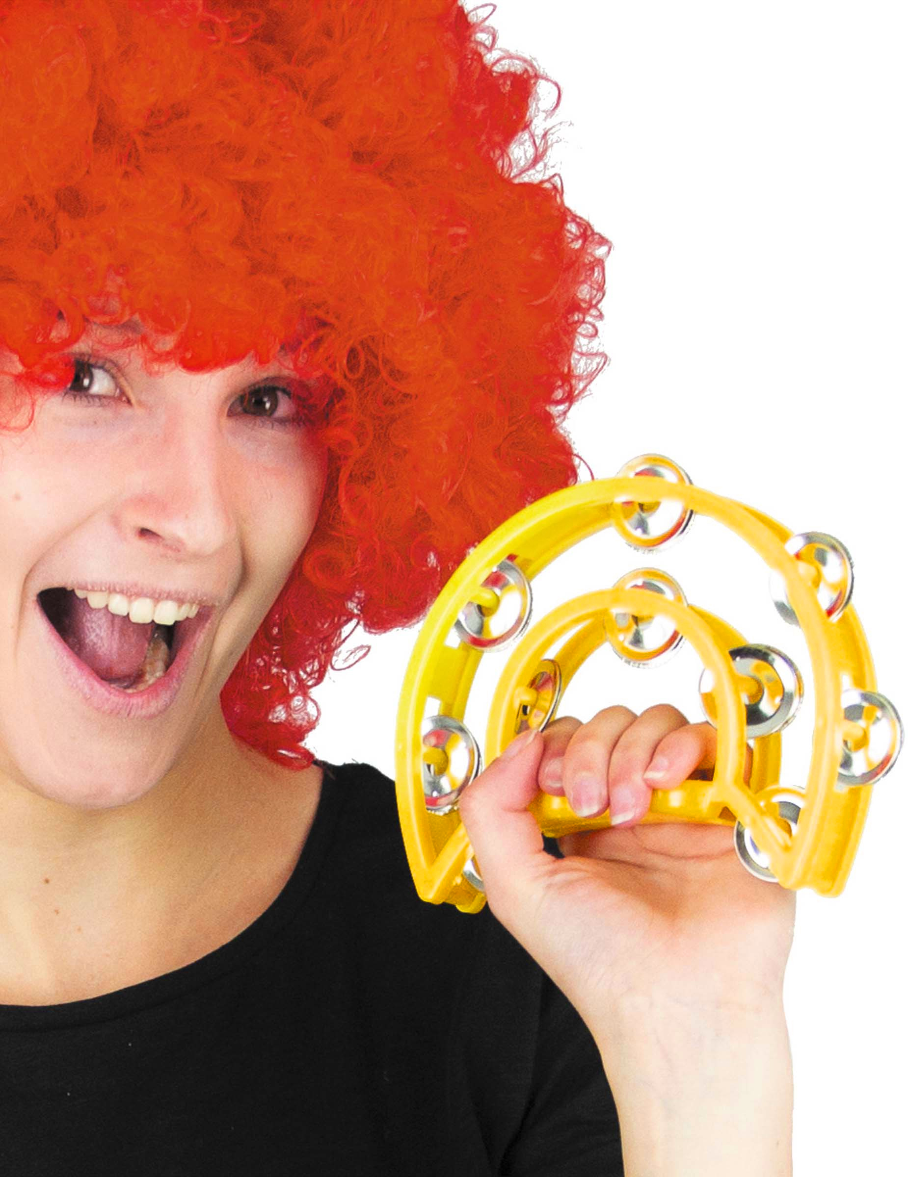 Tambourin jaune 40 cm