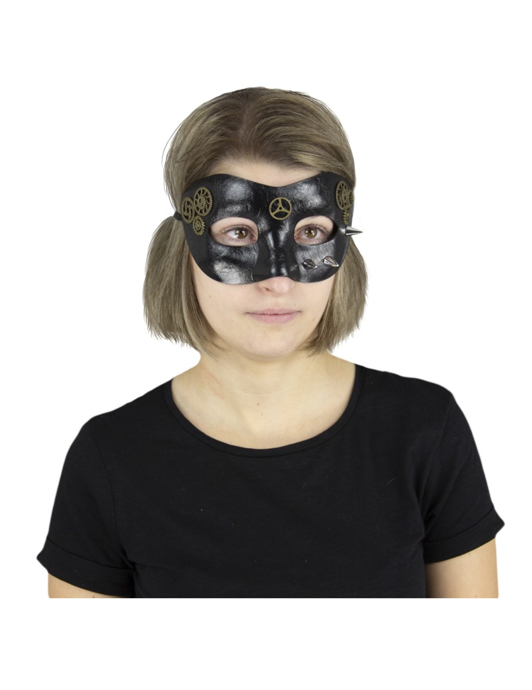 Loup steampunk noir adulte