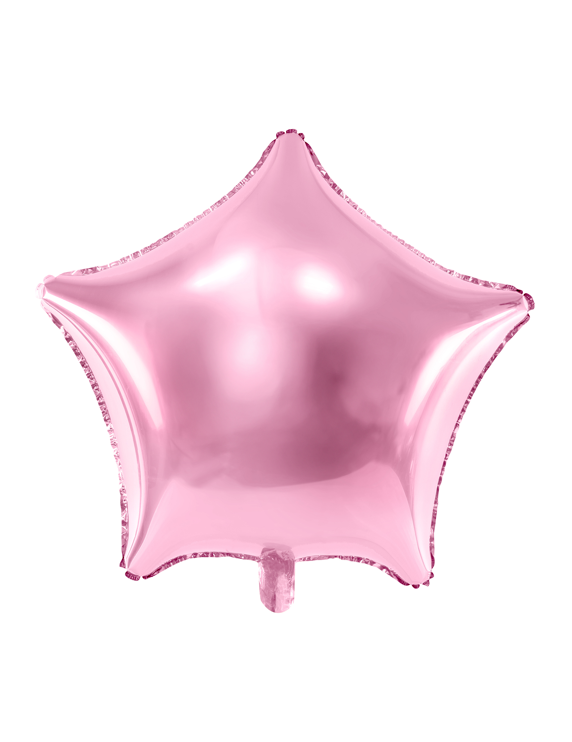 Ballon aluminium étoile rose pastel 48 cm