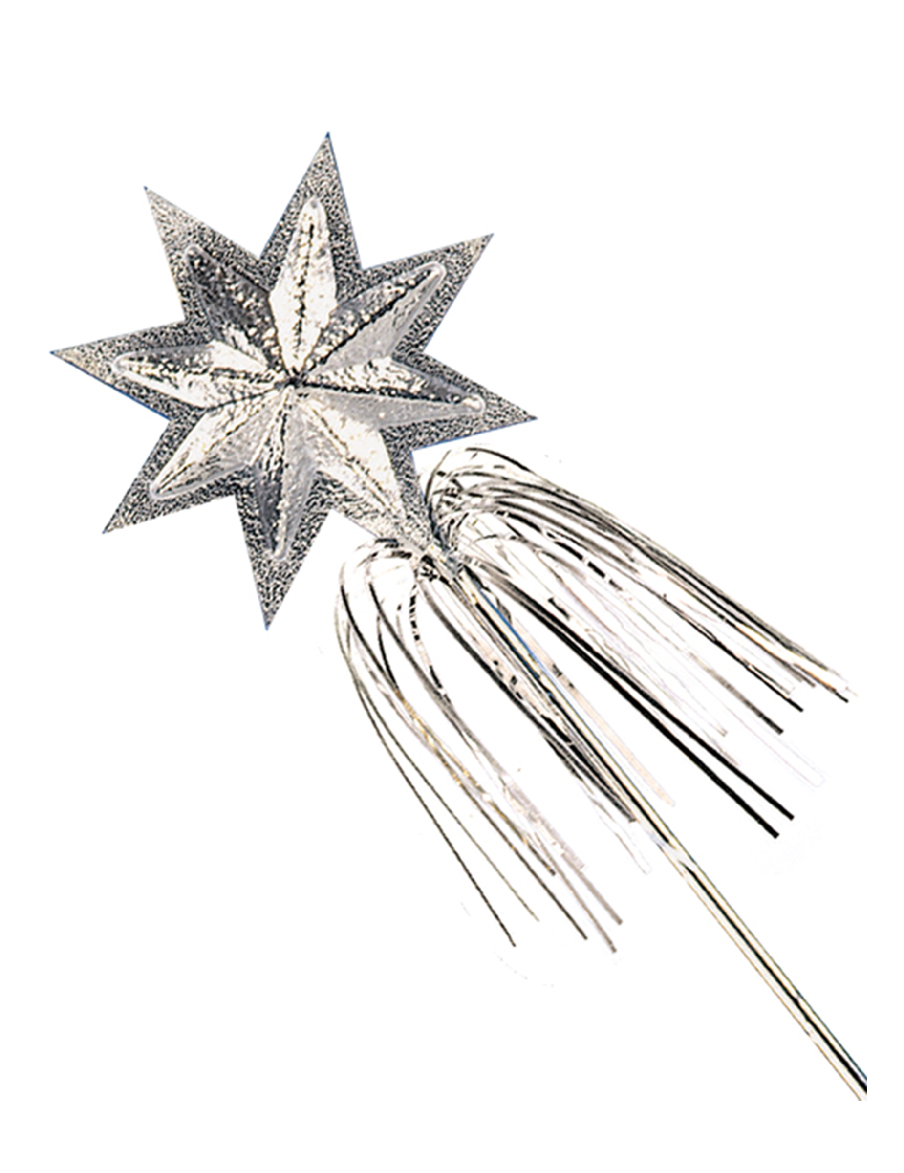 Baguette de fée étoile argent