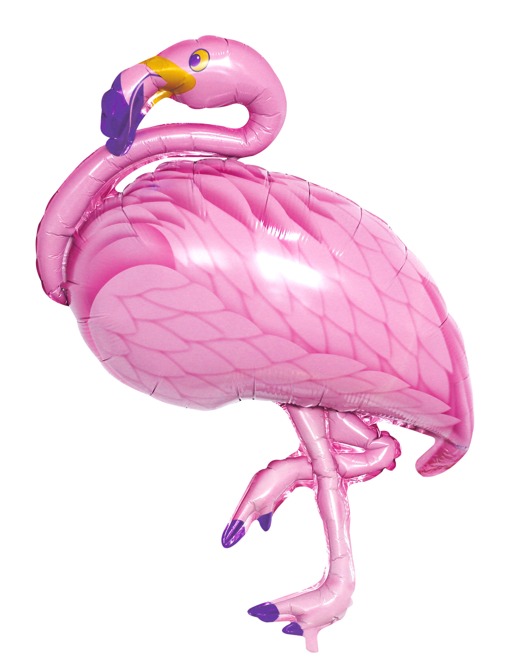 Ballon aluminium flamant rose 74 cm