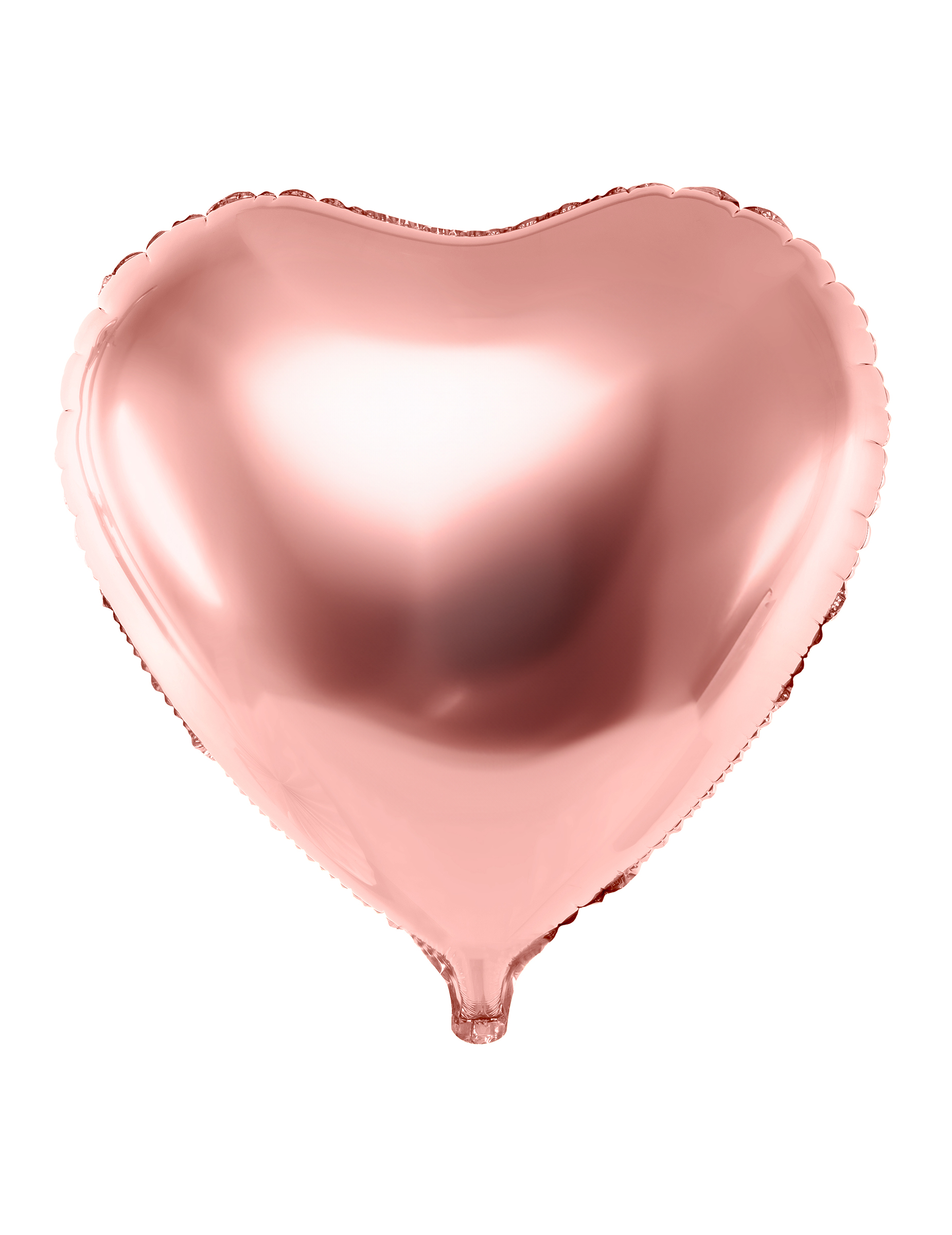 Ballon aluminium c ur rose gold métallisé 45 cm