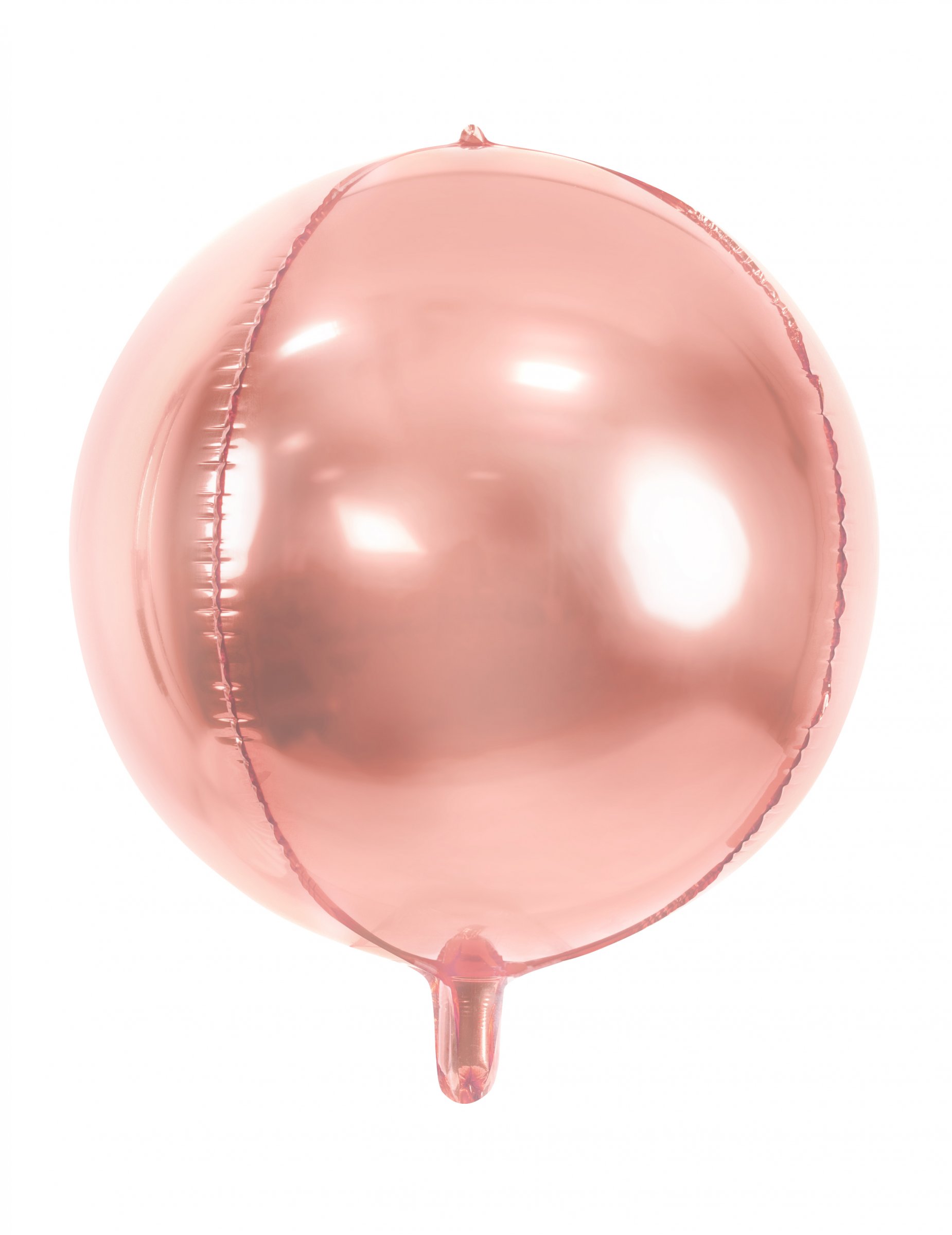 Ballon sphère en aluminium rose gold métallisé 40 cm
