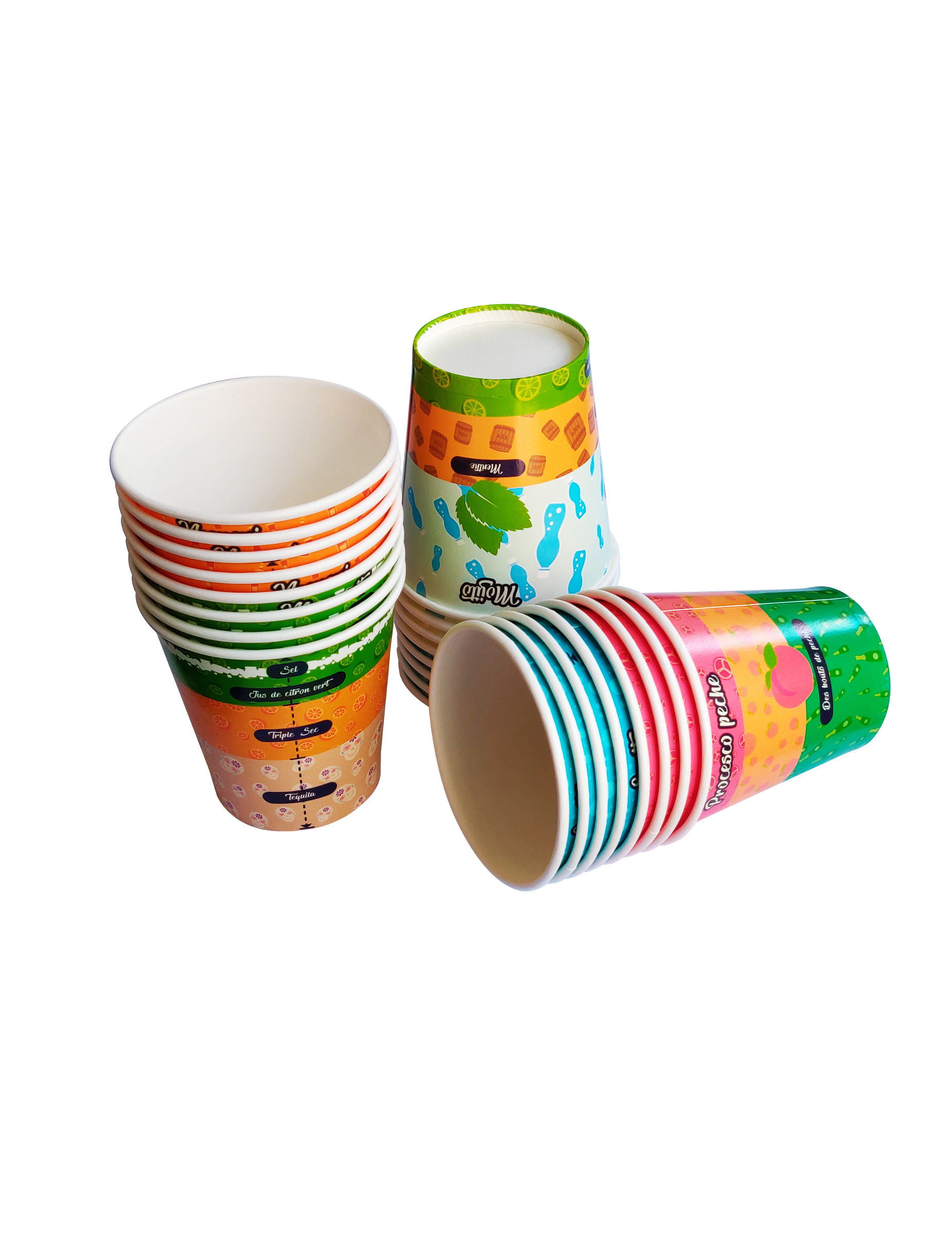 Kit 24 Gobelets et recettes pour cocktails