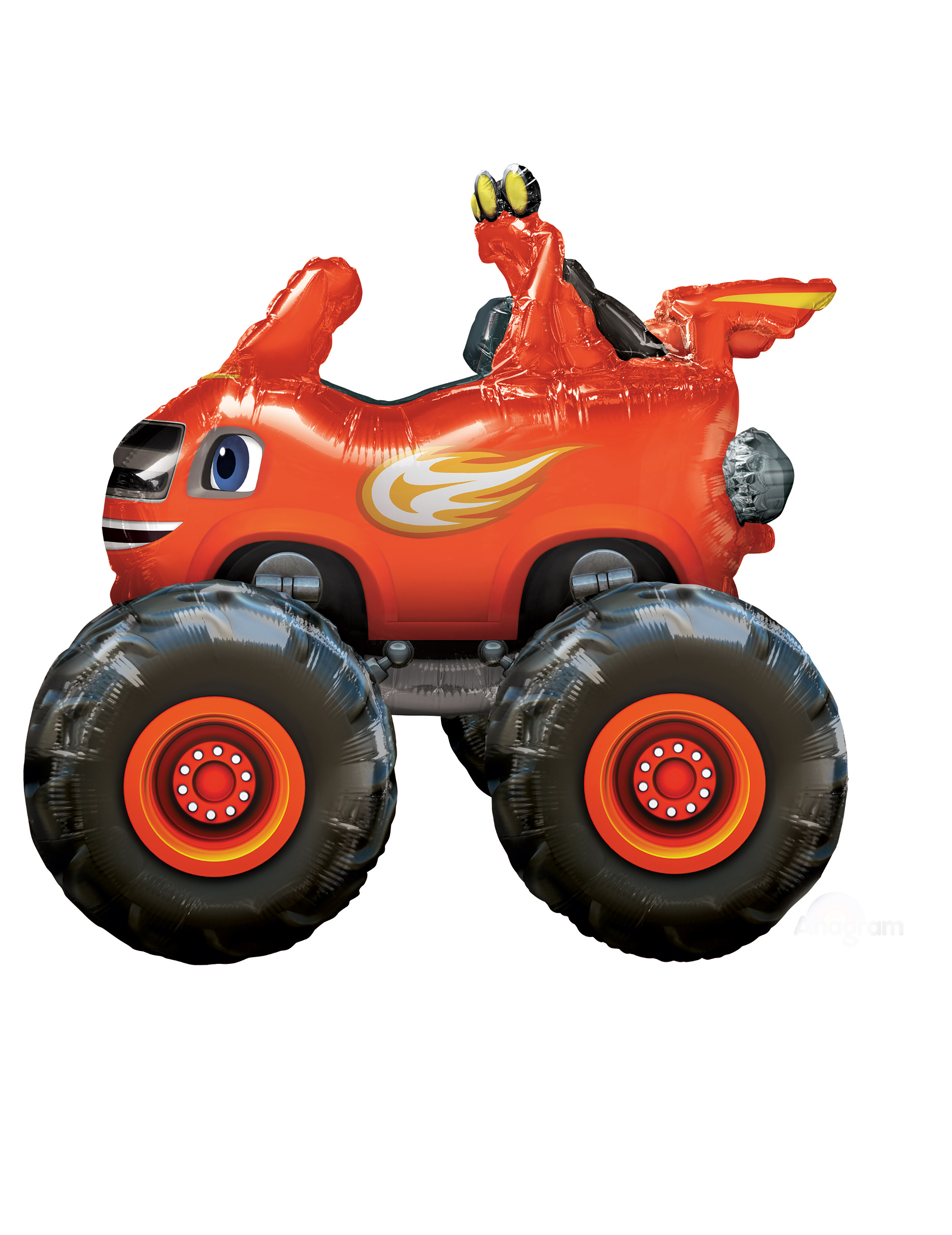 Ballon en aluminium voiture Blaze et les Monster Machines 104 x 68 cm
