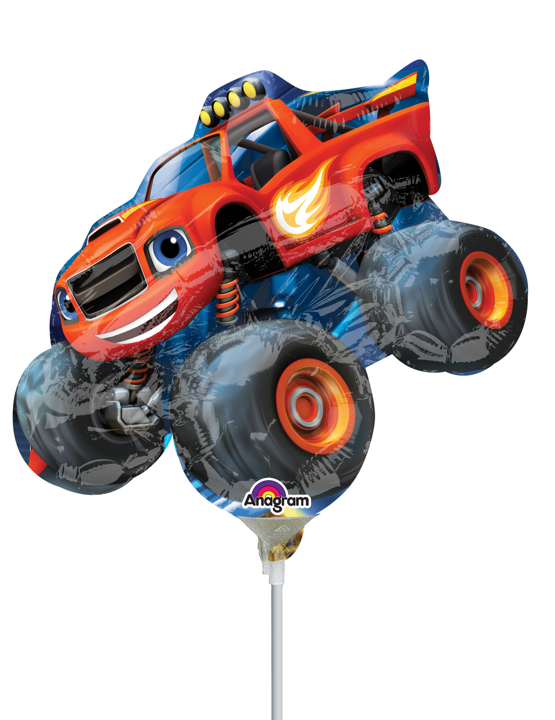 Petit ballon en aluminium voiture Blaze et les Monster Machines 25 x 20 cm