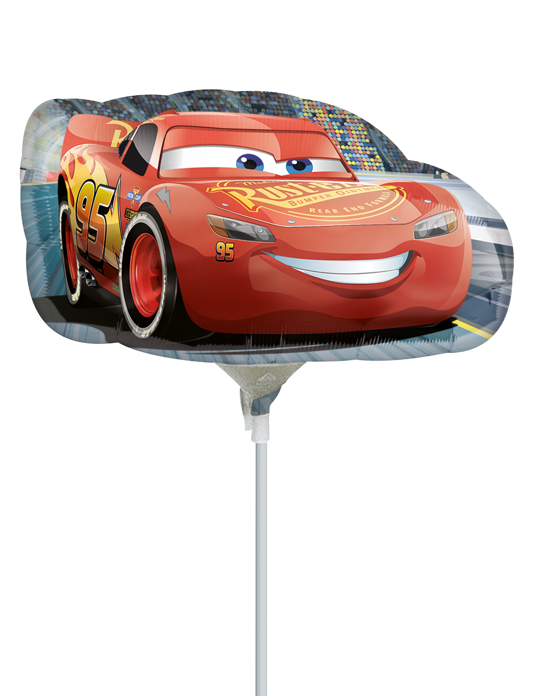 Petit ballon en aluminium voiture Cars 3 33 x 30 cm