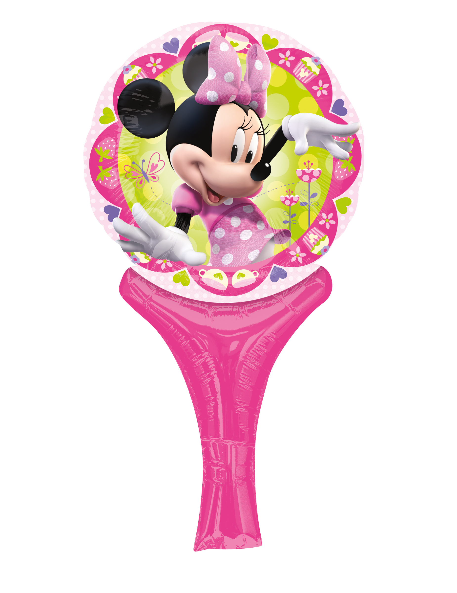 Petit ballon aluminium Minnie 15 x 30 cm