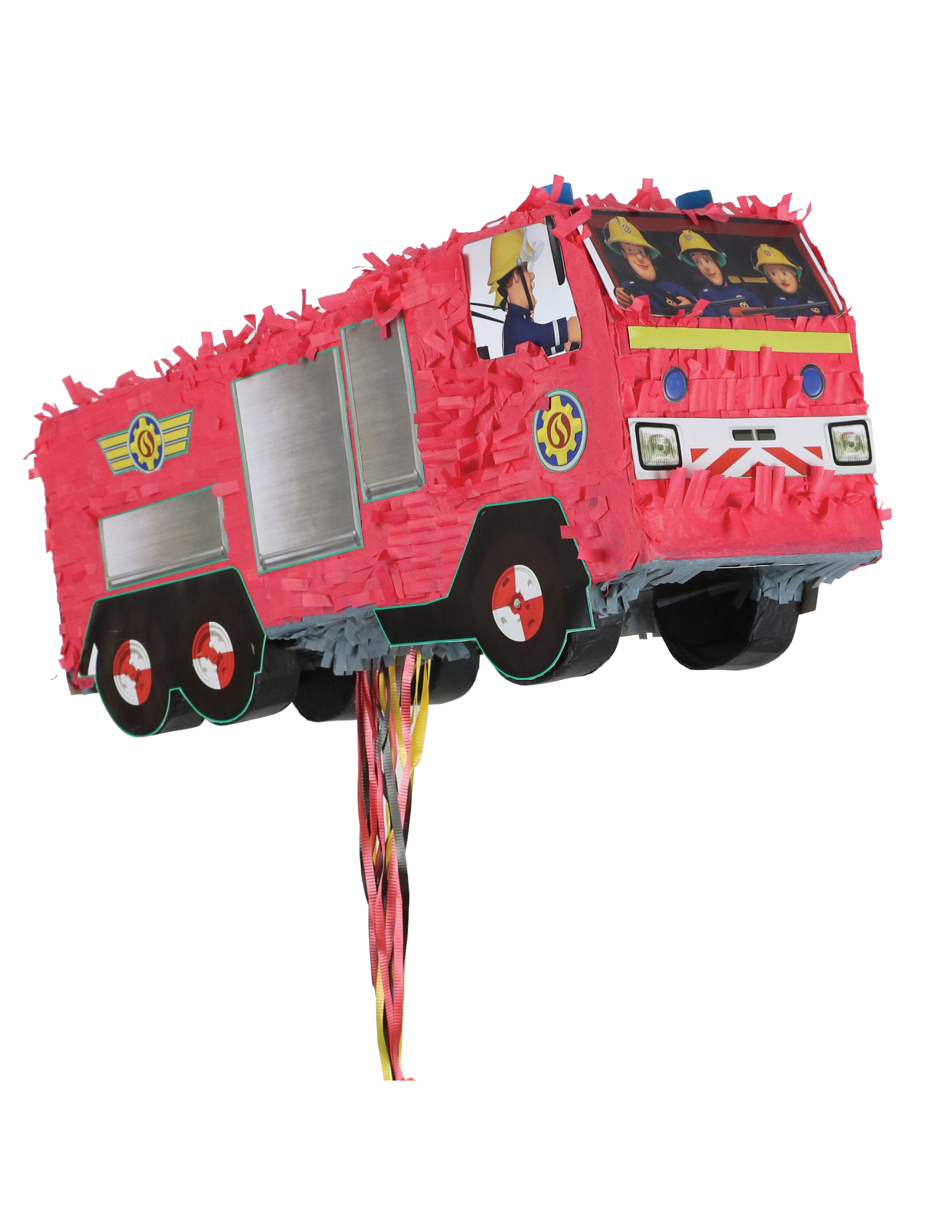 Piñata camion Sam le pompier premium 50 x 33 cm
