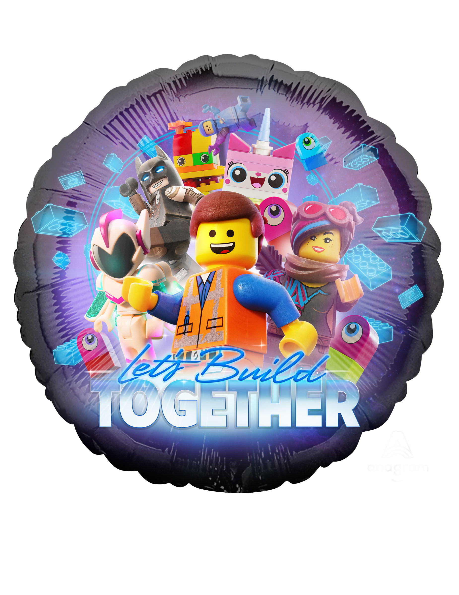 Ballon en aluminium La Grande Aventure Lego 2 43 cm