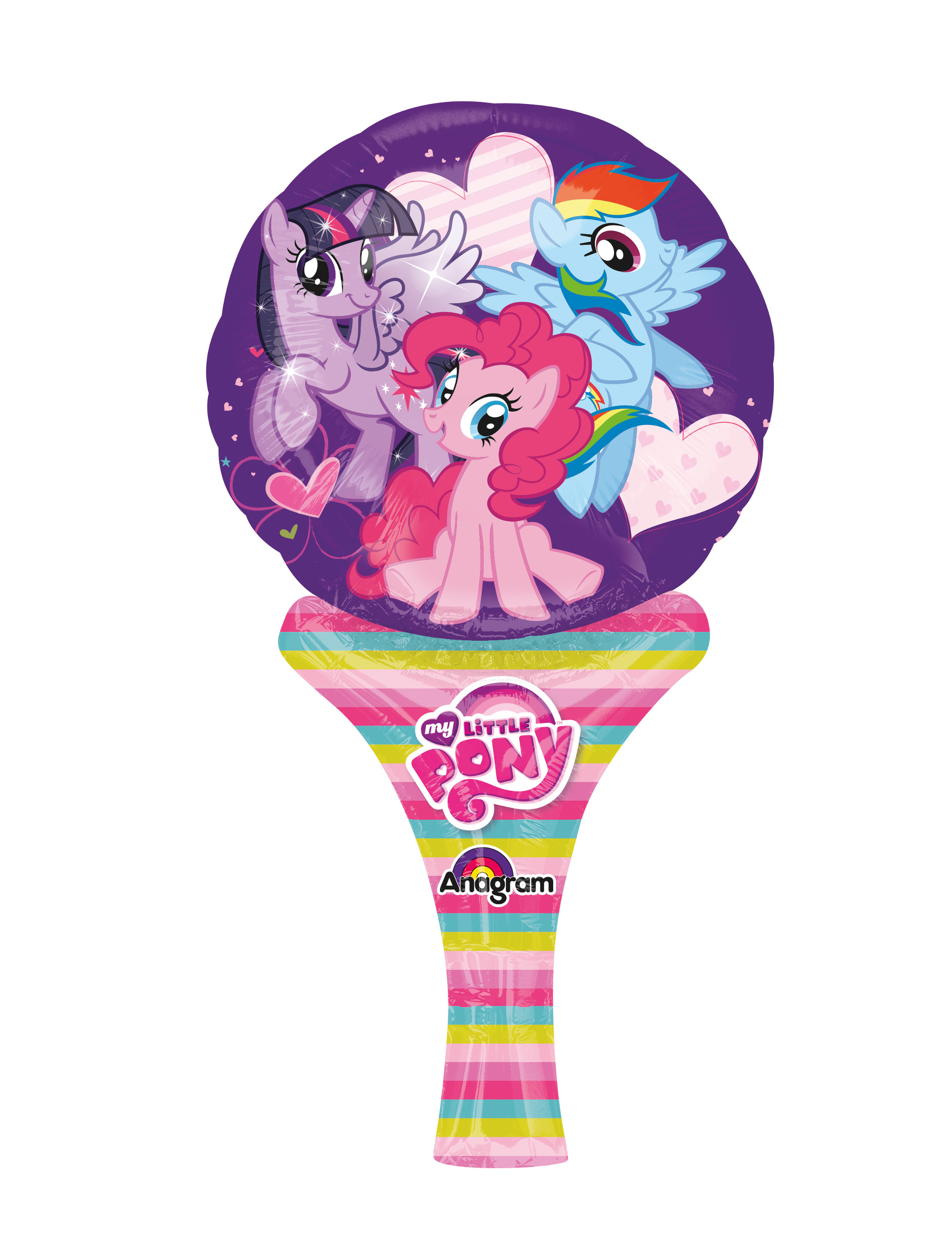 Petit ballon aluminium My Little Pony 15 x 30 cm