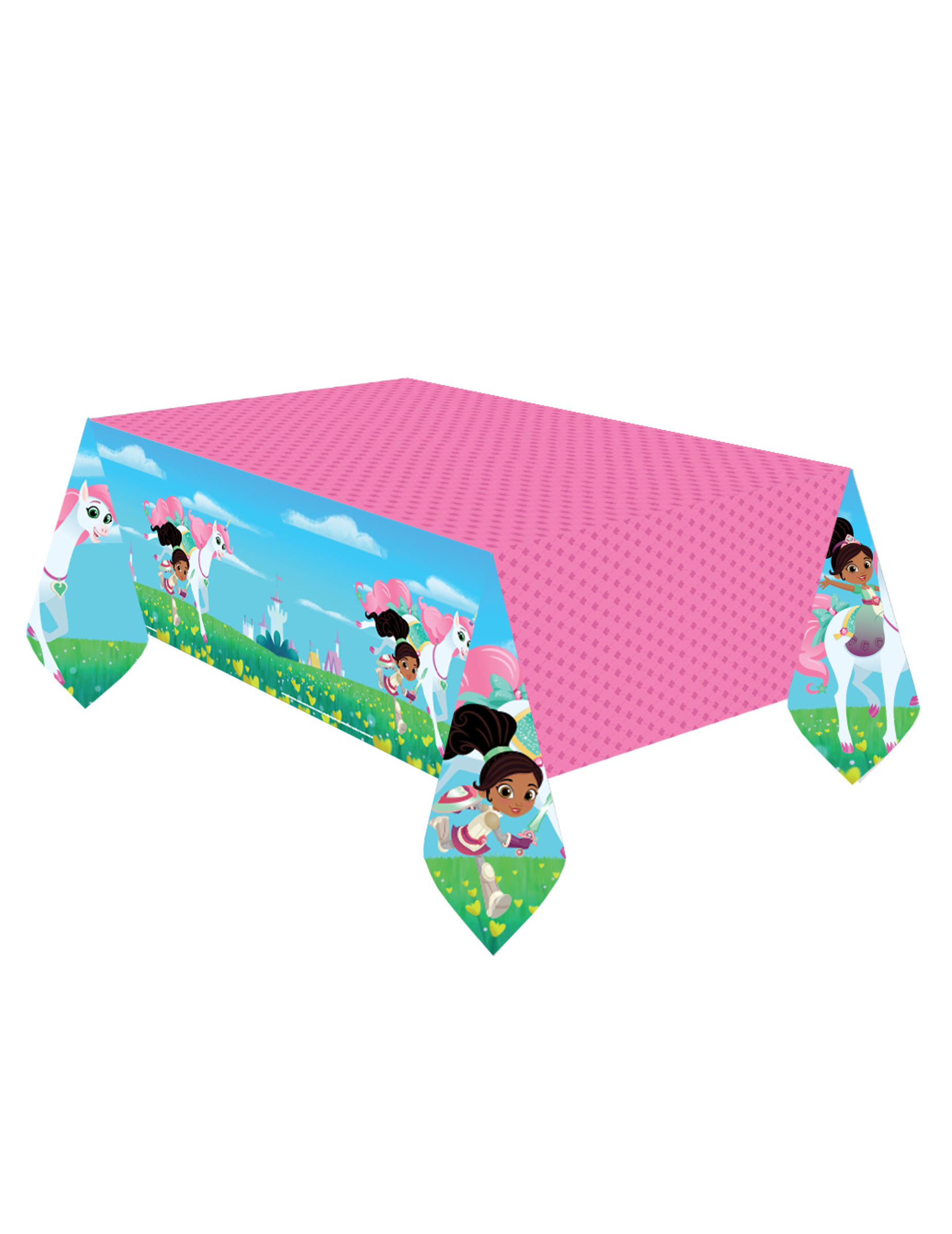 Nappe en plastique Nella Princesse Chevalier 180 x 120 cm