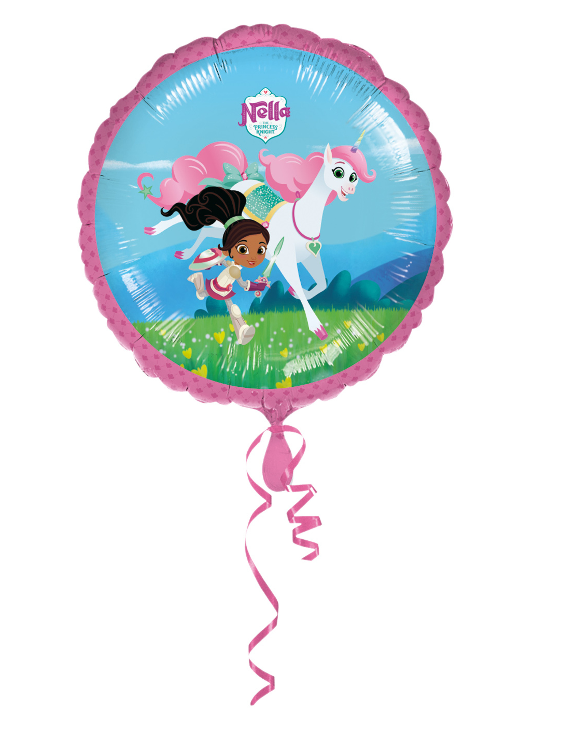 Ballon en aluminium Nella Princesse Chevalier 43 cm