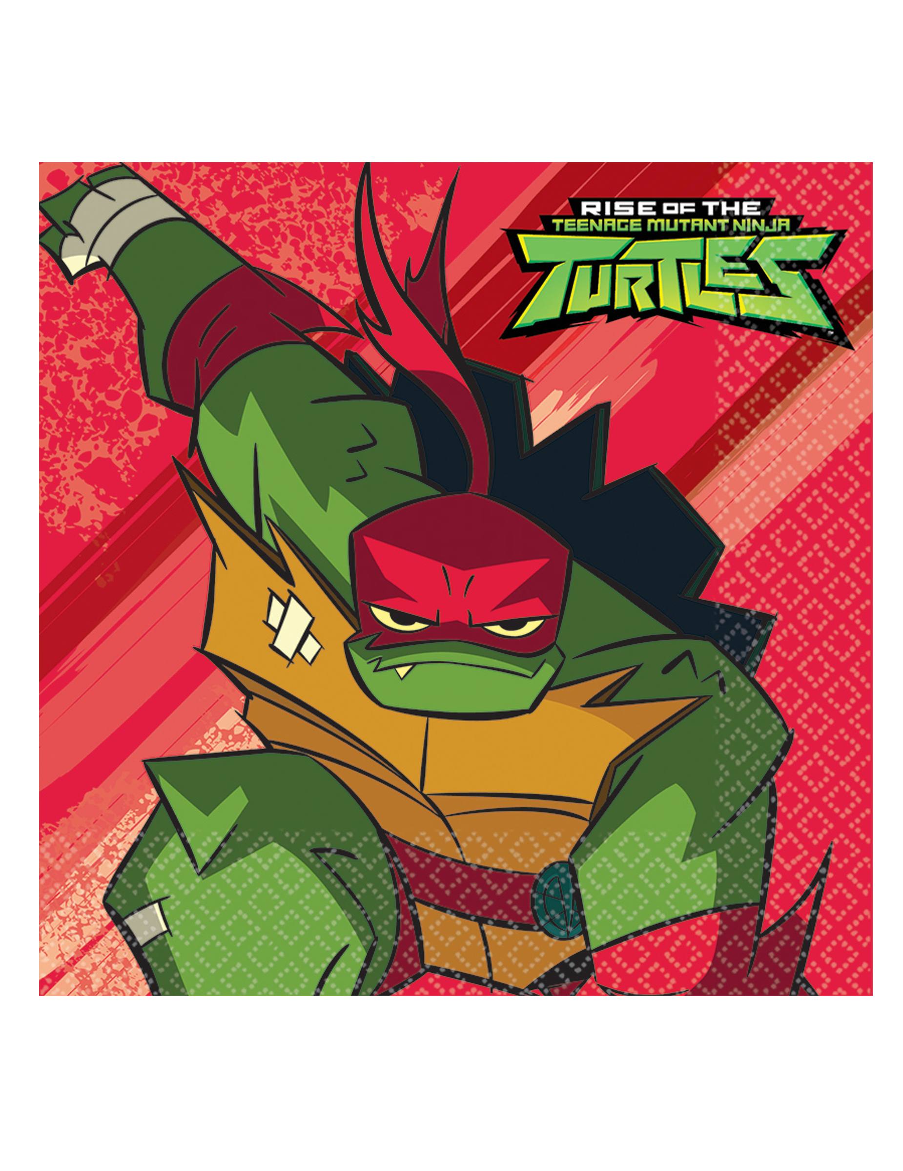 16 Serviettes en papier Le Destin des Tortues Ninja 33 x 33 cm
