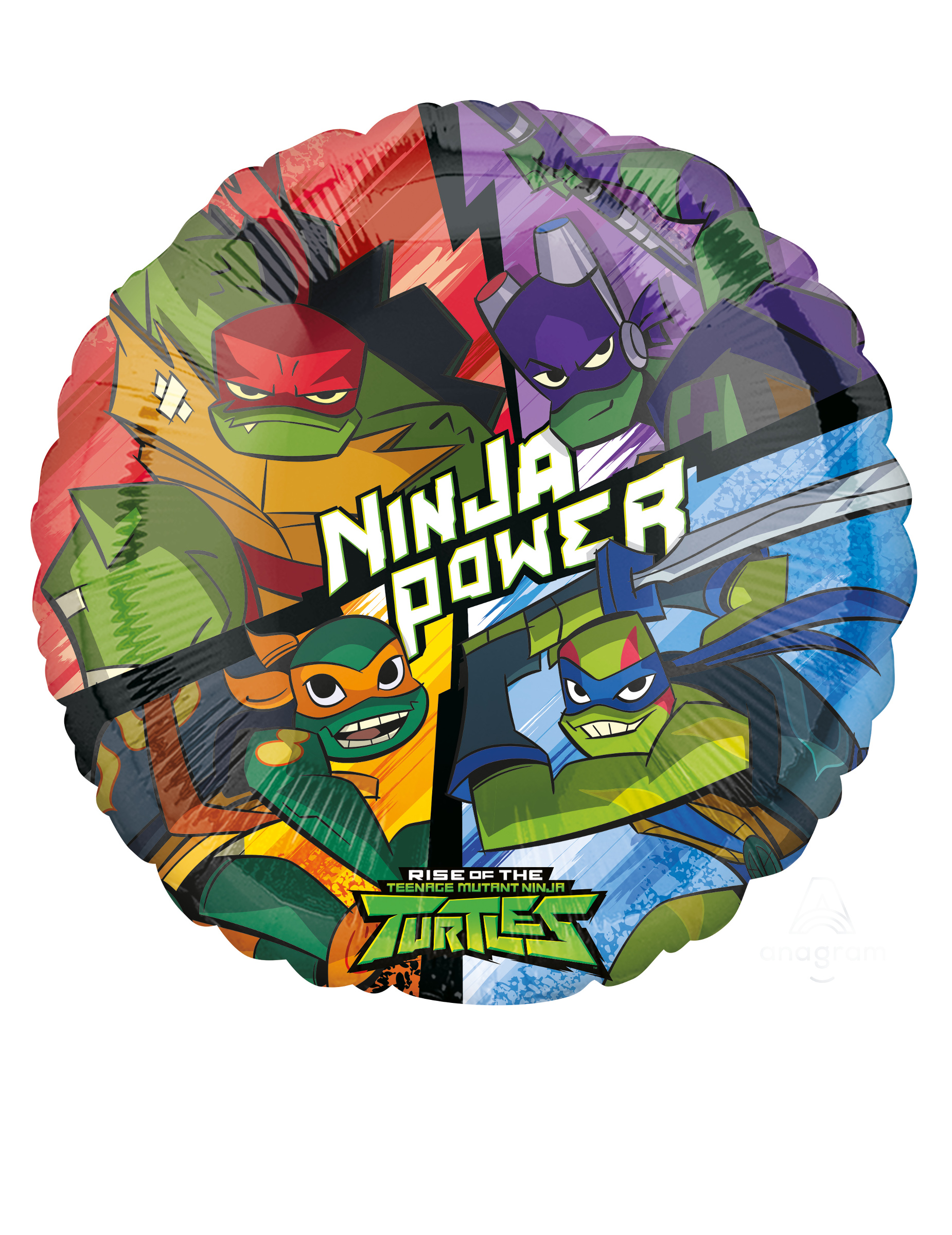 Ballon en aluminium Le Destin des Tortues Ninja 43 cm