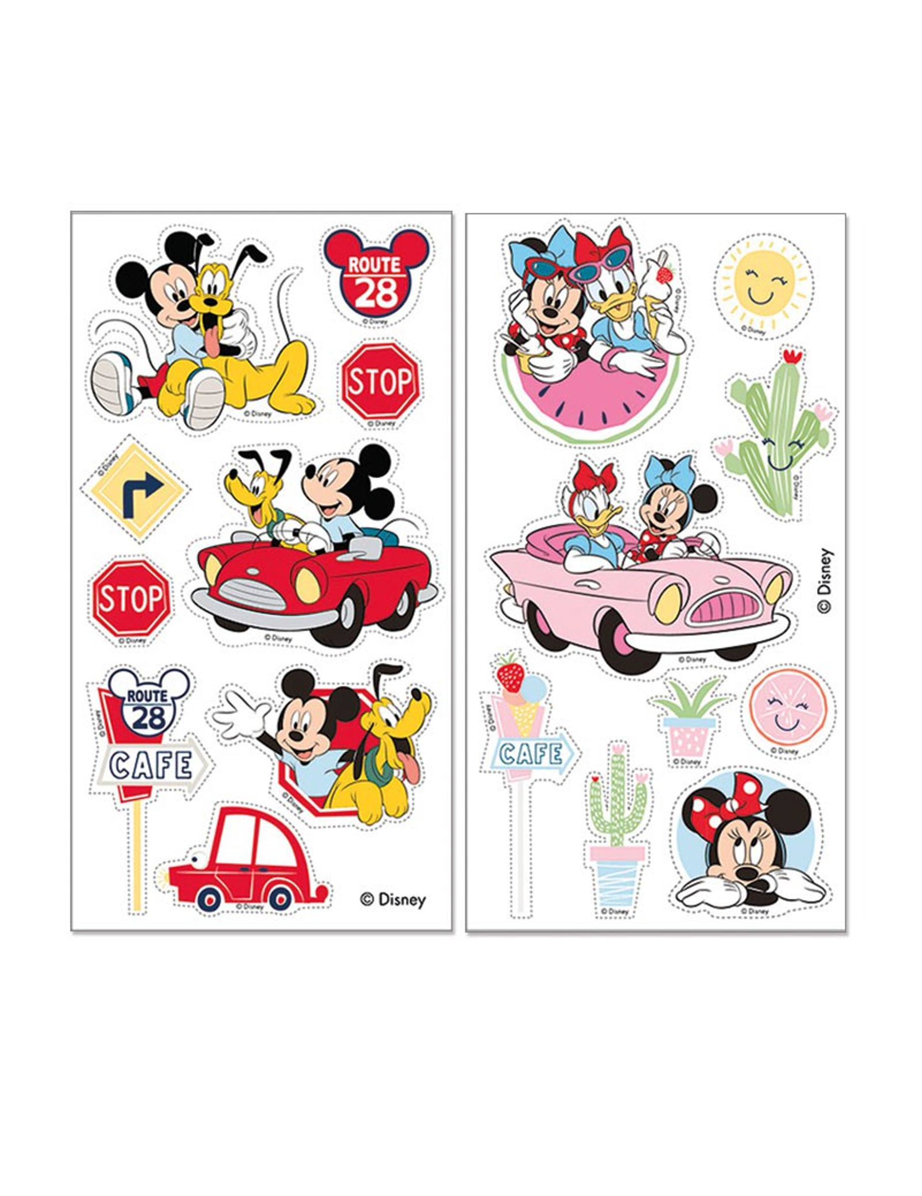 Feuilles comestibles à découper Mickey et Minnie 18,7 gr