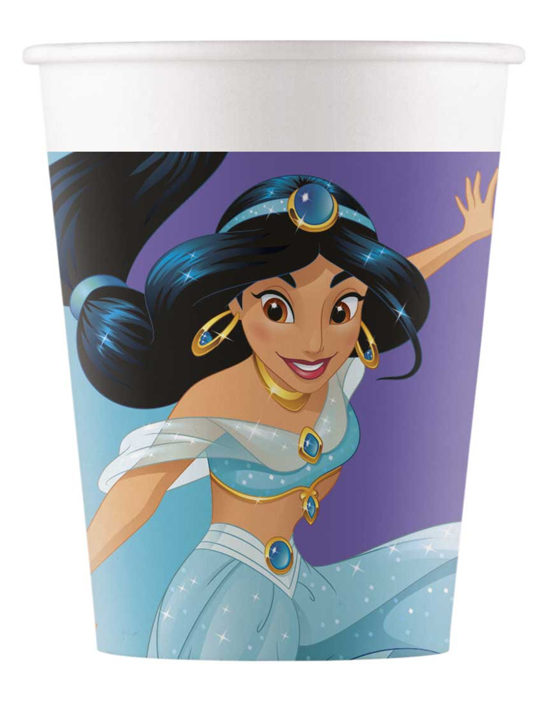 8 Gobelets en carton Princesses Disney Jour de Rêve 200 ml