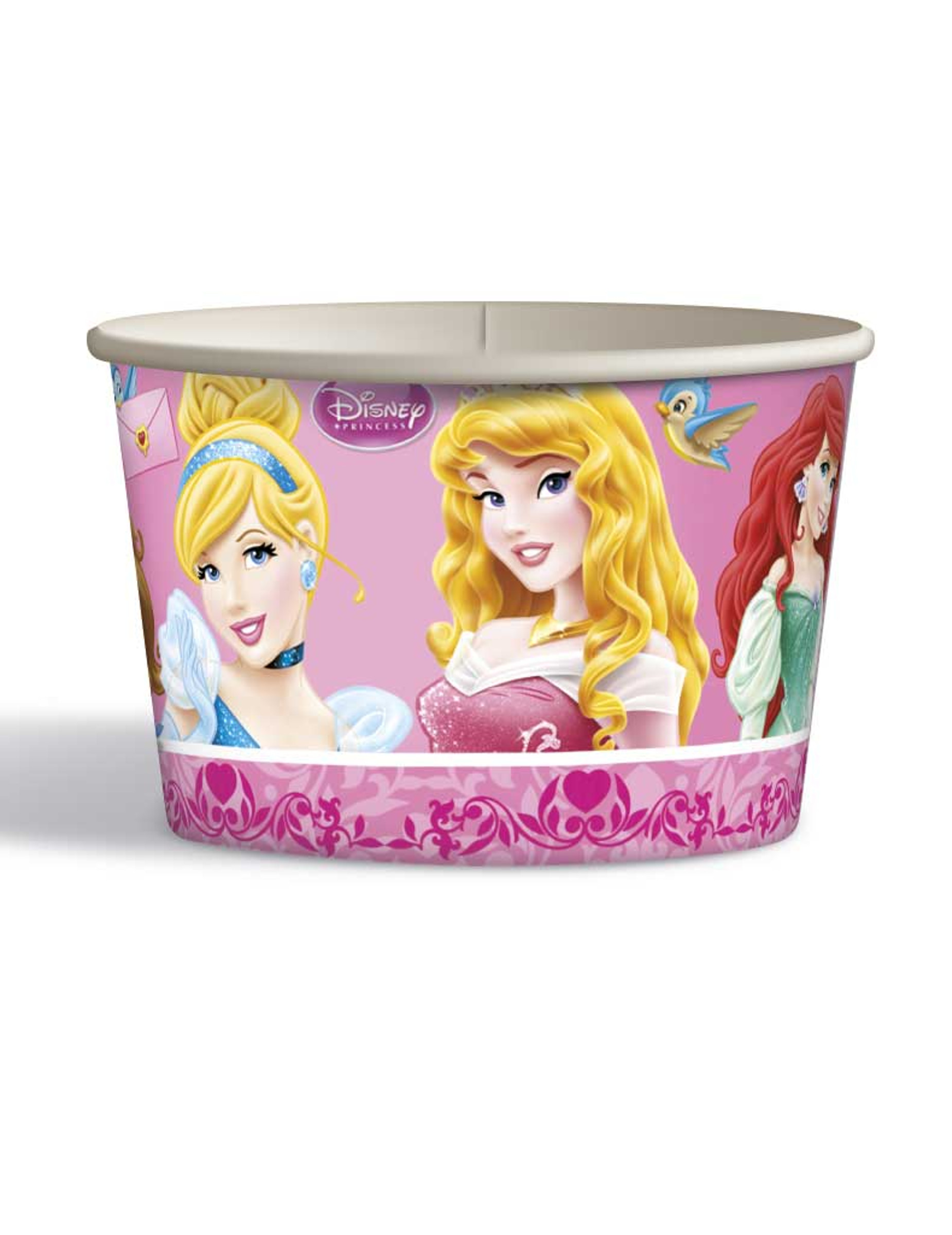 8 Pots à glace en carton Disney Princesses