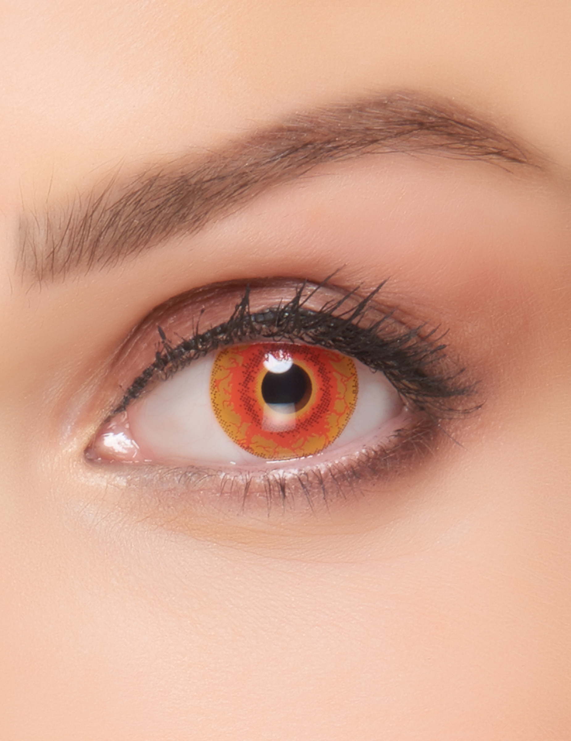 Lentilles fantaisie monstre infecté 3 mois adulte