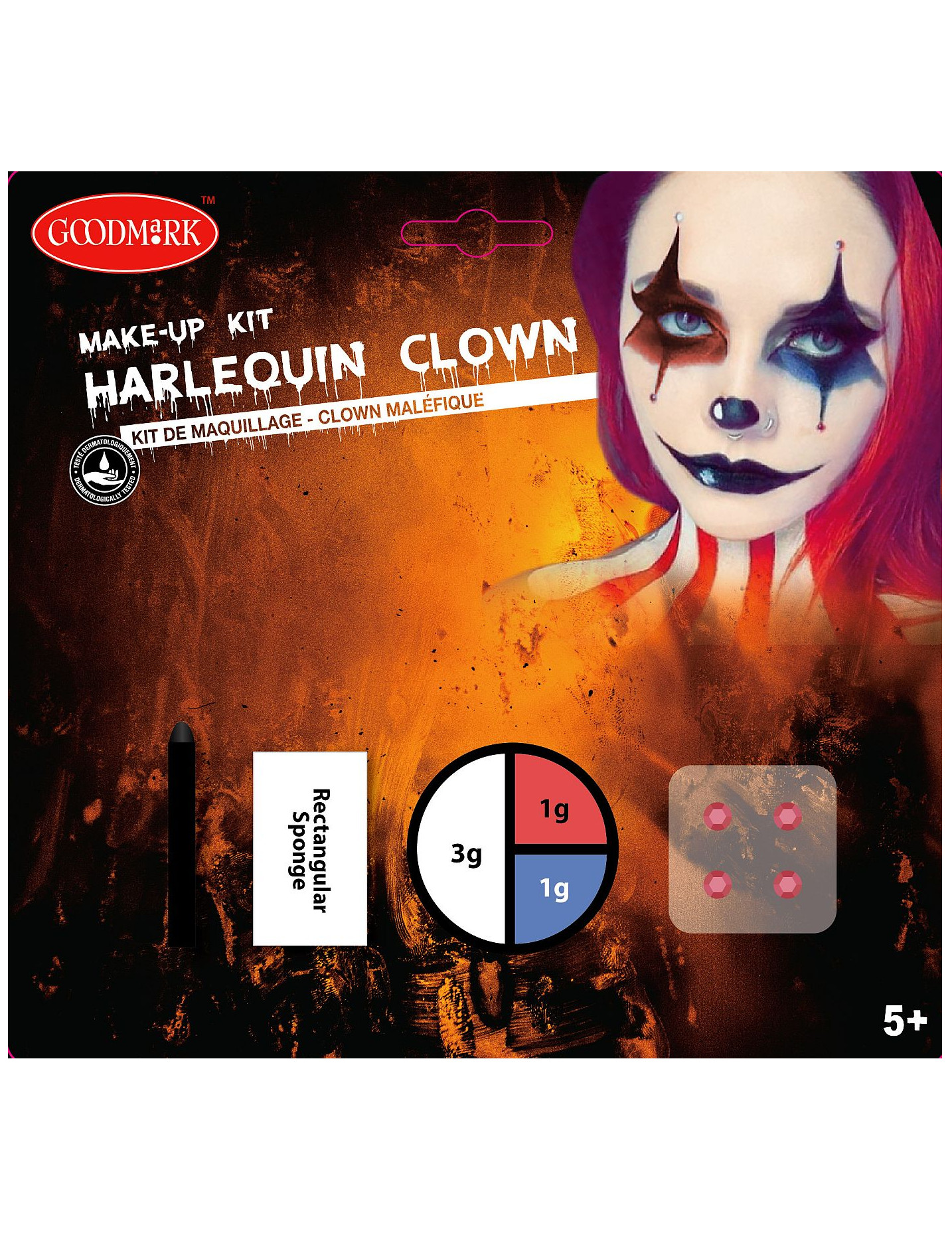 Kit maquillage clown maléfique
