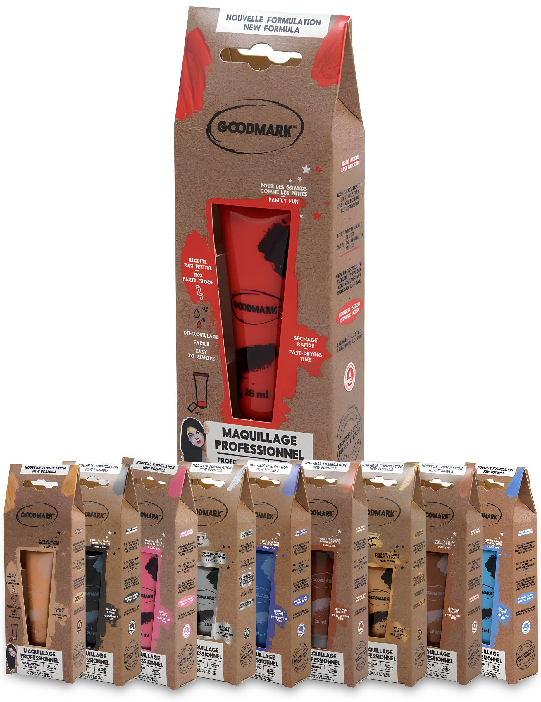 Crème de maquillage à l'eau professionnel 28 ml