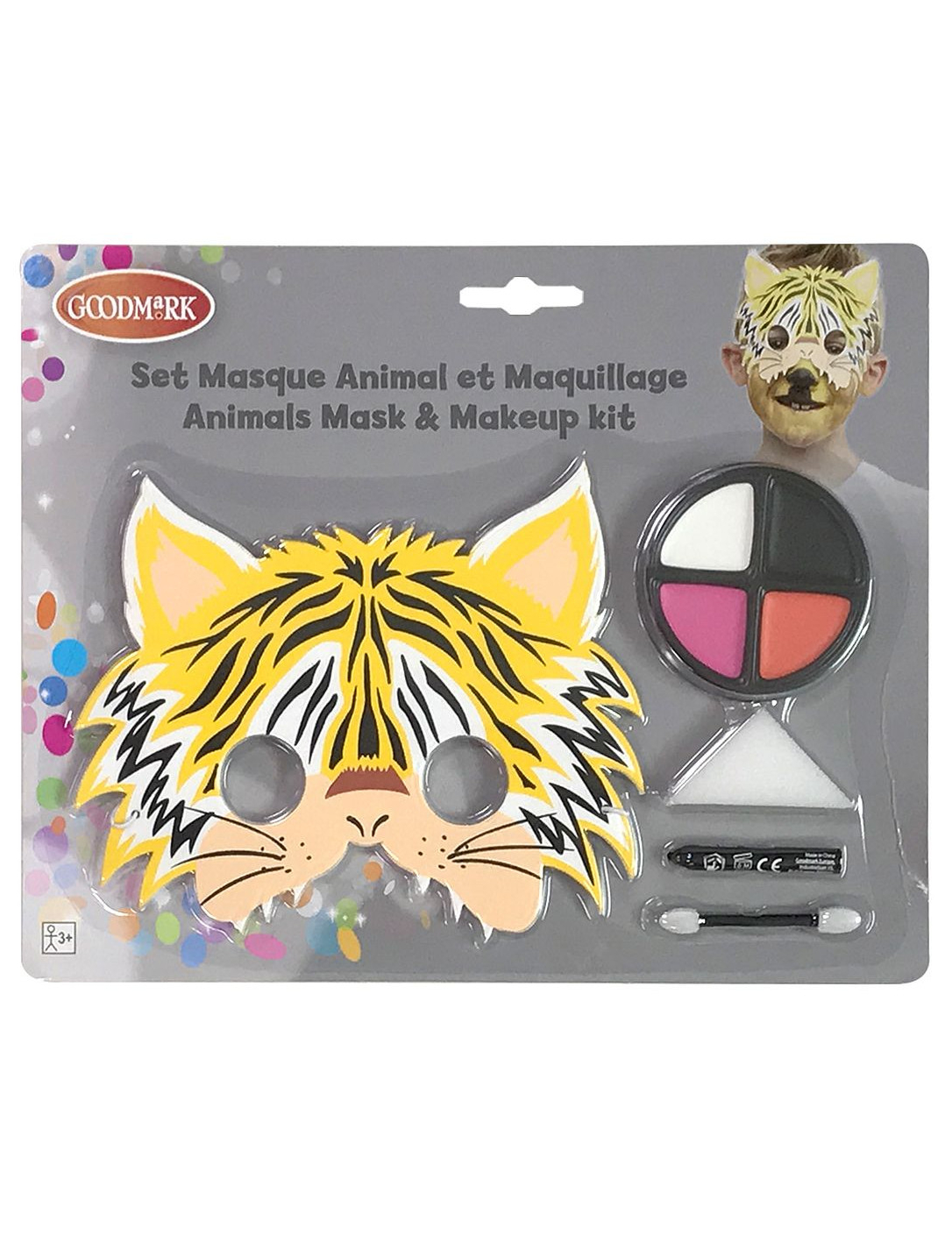 Set masque et maquillage tigre enfant
