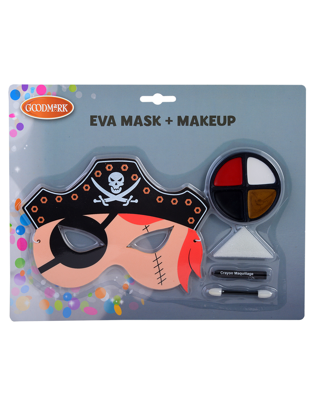 Set masque et maquillage pirate enfant