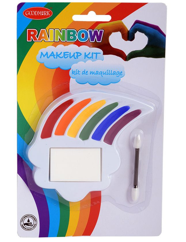 Palette de maquillage arc-en-ciel