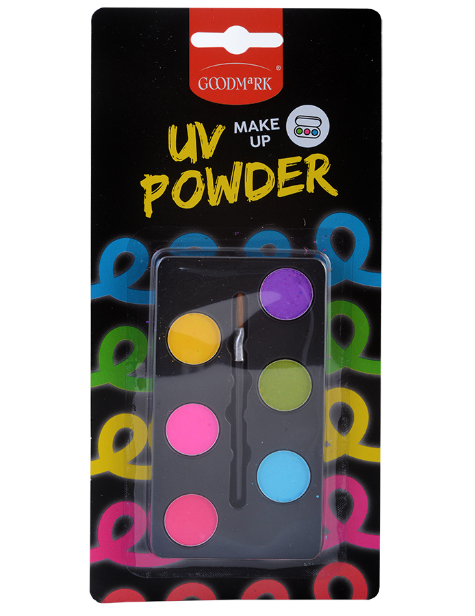 Palette maquillage UV 6 x 1 g
