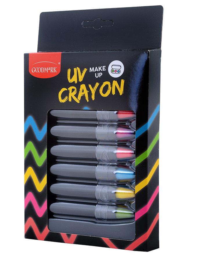 Set de 6 crayons maquillage UV 2,8 g