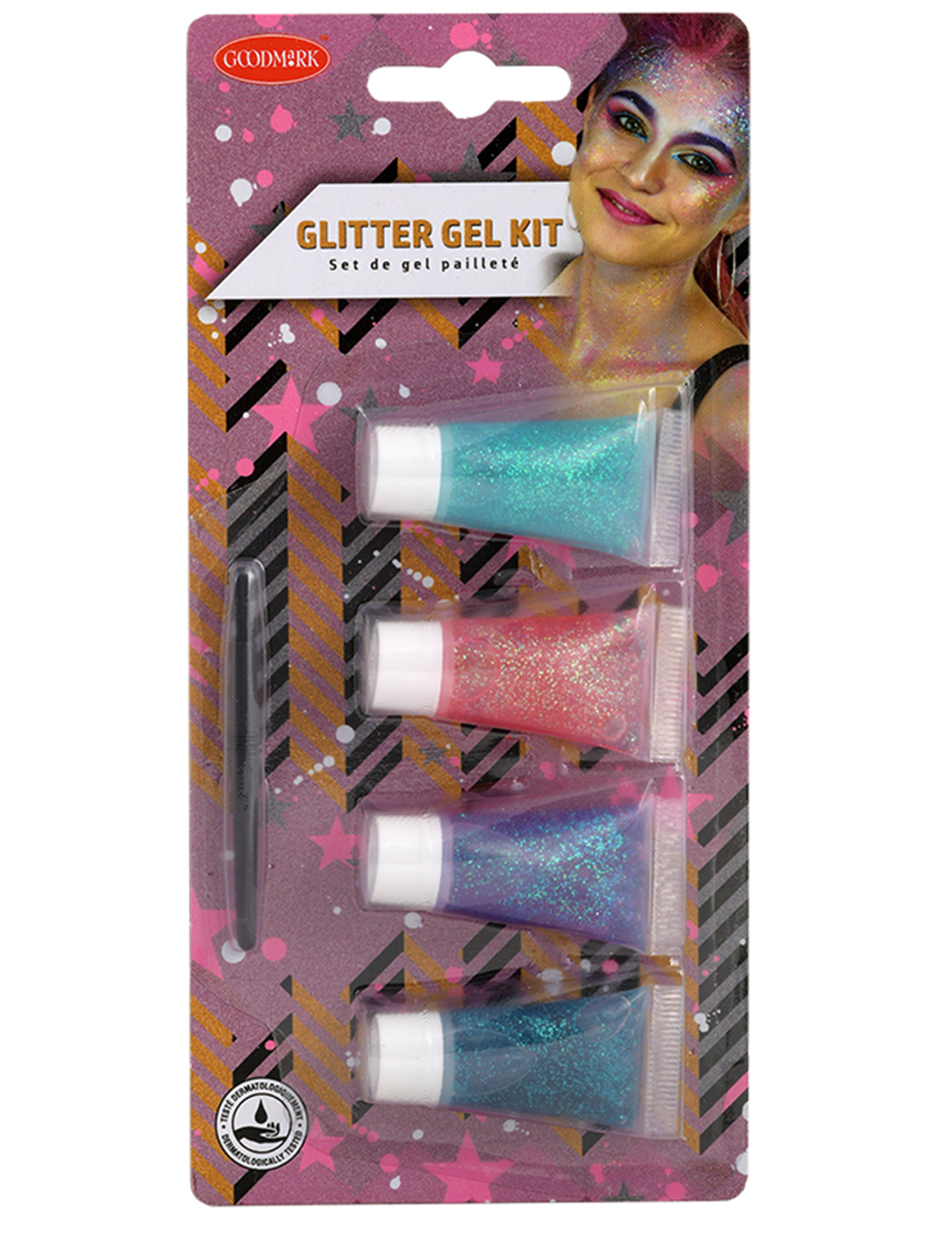 Set de 4 gels pailletés 3,5 ml